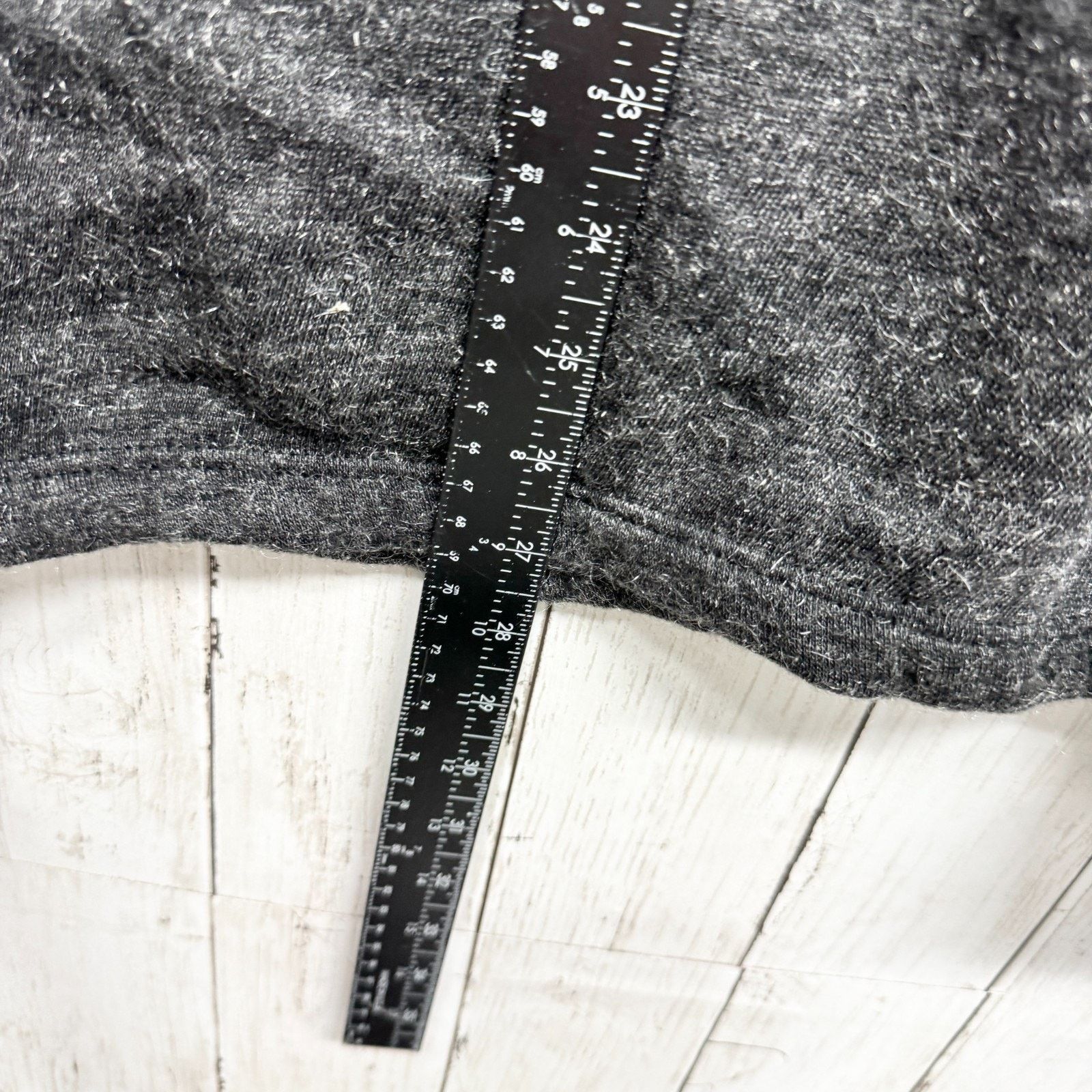 Vintage Vtg Jordan Marsh Skirt Sz Medium Gray Wool Blend Pencil Midi Size 29" - 4 Thumbnail