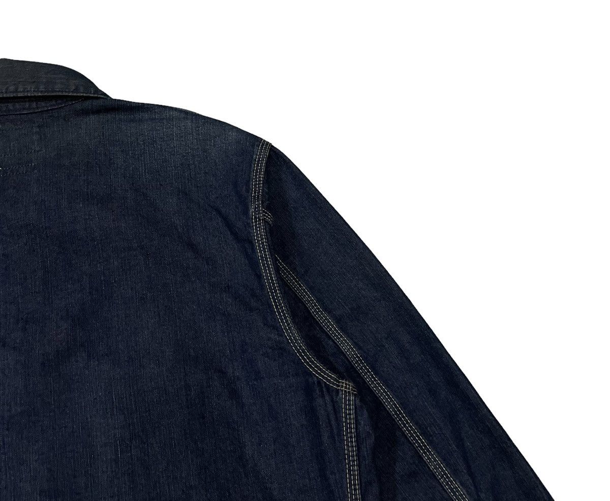 Blue Blue Japan Vintage Blue Blue Japan Arigato Denim Chore Jacket Size US S / EU 44-46 / 1 - 13 Thumbnail