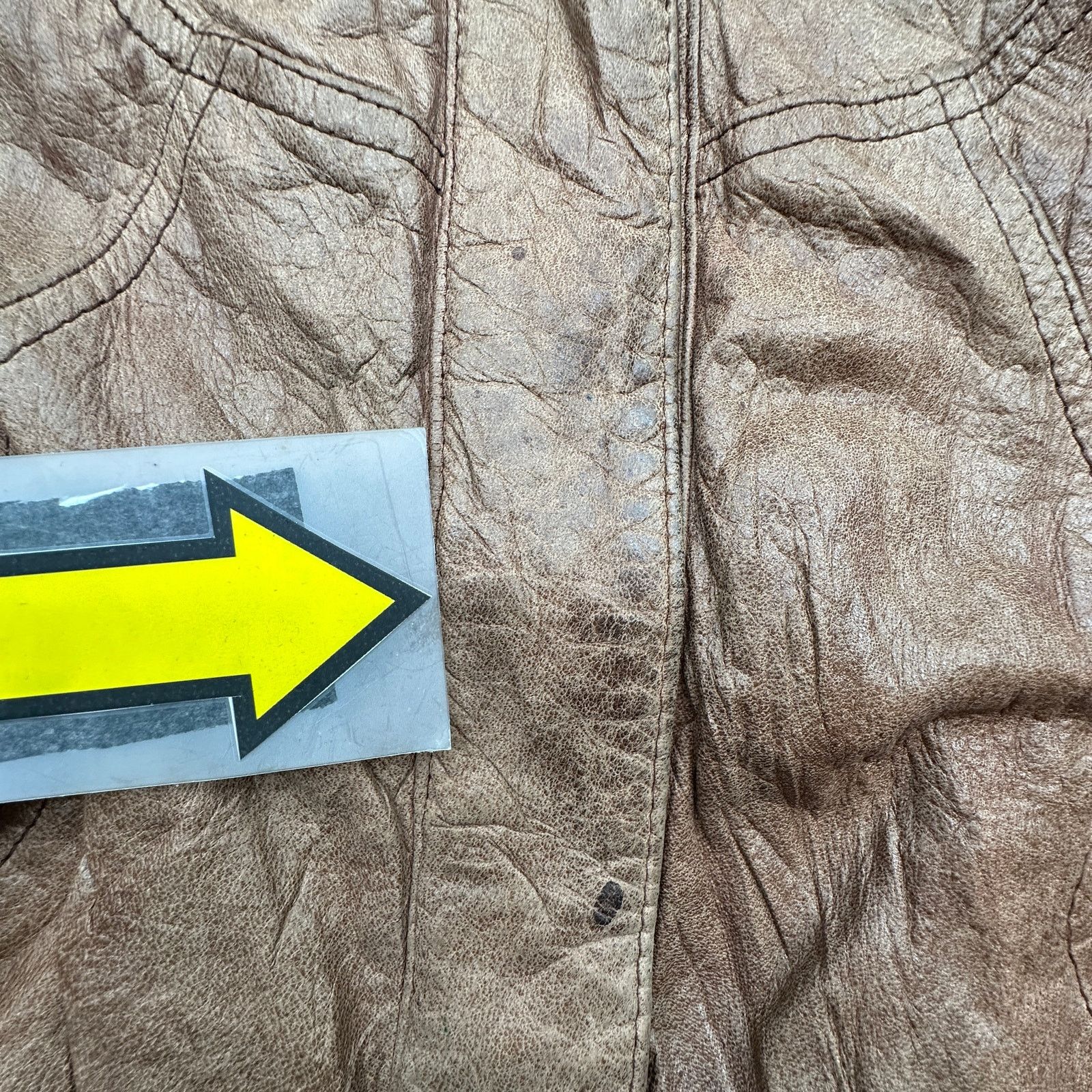 Adventure Bound VTG 90s Adventure Bound Bomber Leather Jacket Womens Medium Size M / US 6-8 / IT 42-44 - 7 Thumbnail