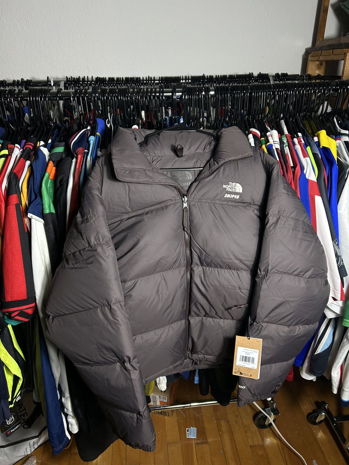 The north face X SKIMS 1996 Nuptse jacket 