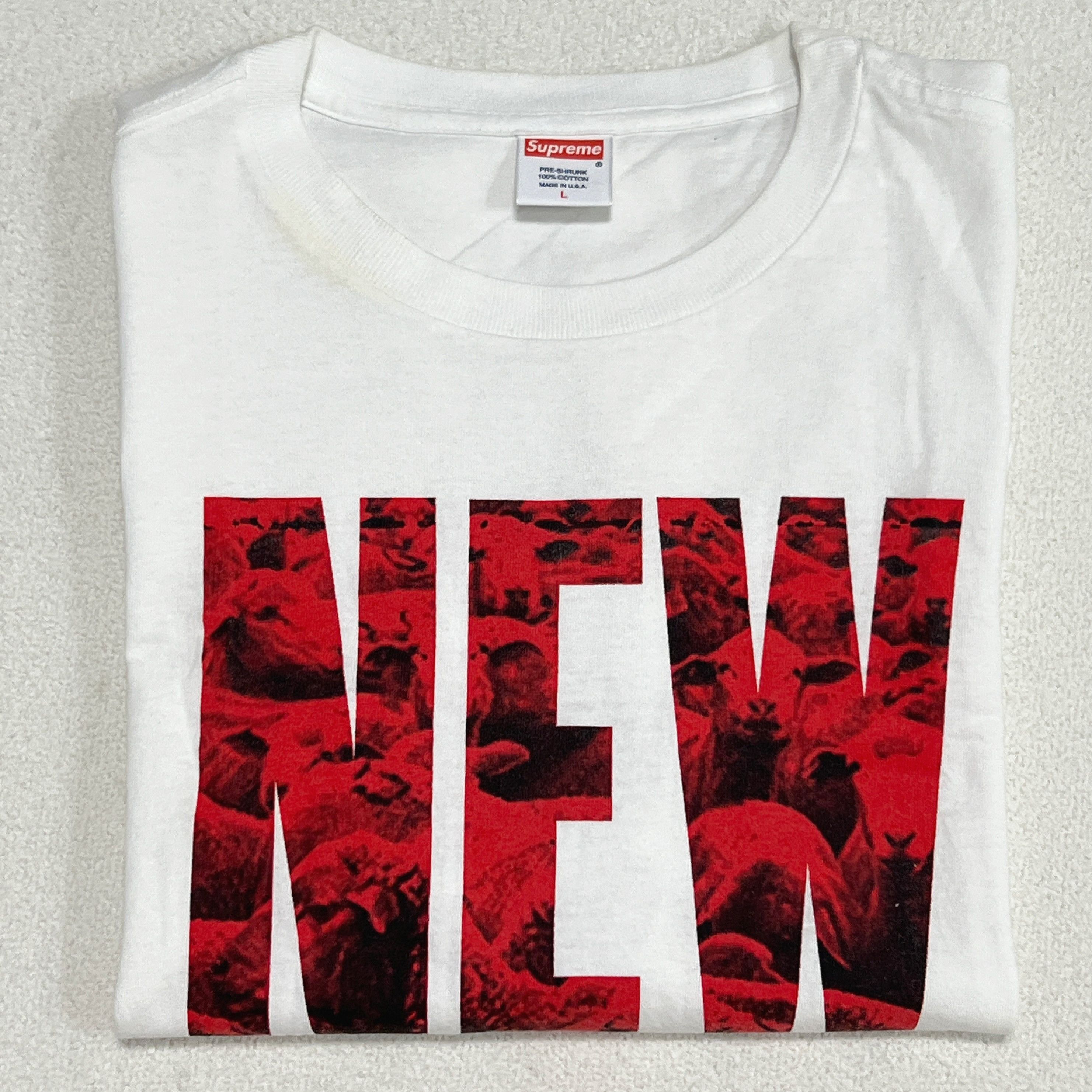 Supreme Supreme SS07 NEW WORLD ORDER Tee White Size US L / EU 52-54 / 3 - 2 Thumbnail