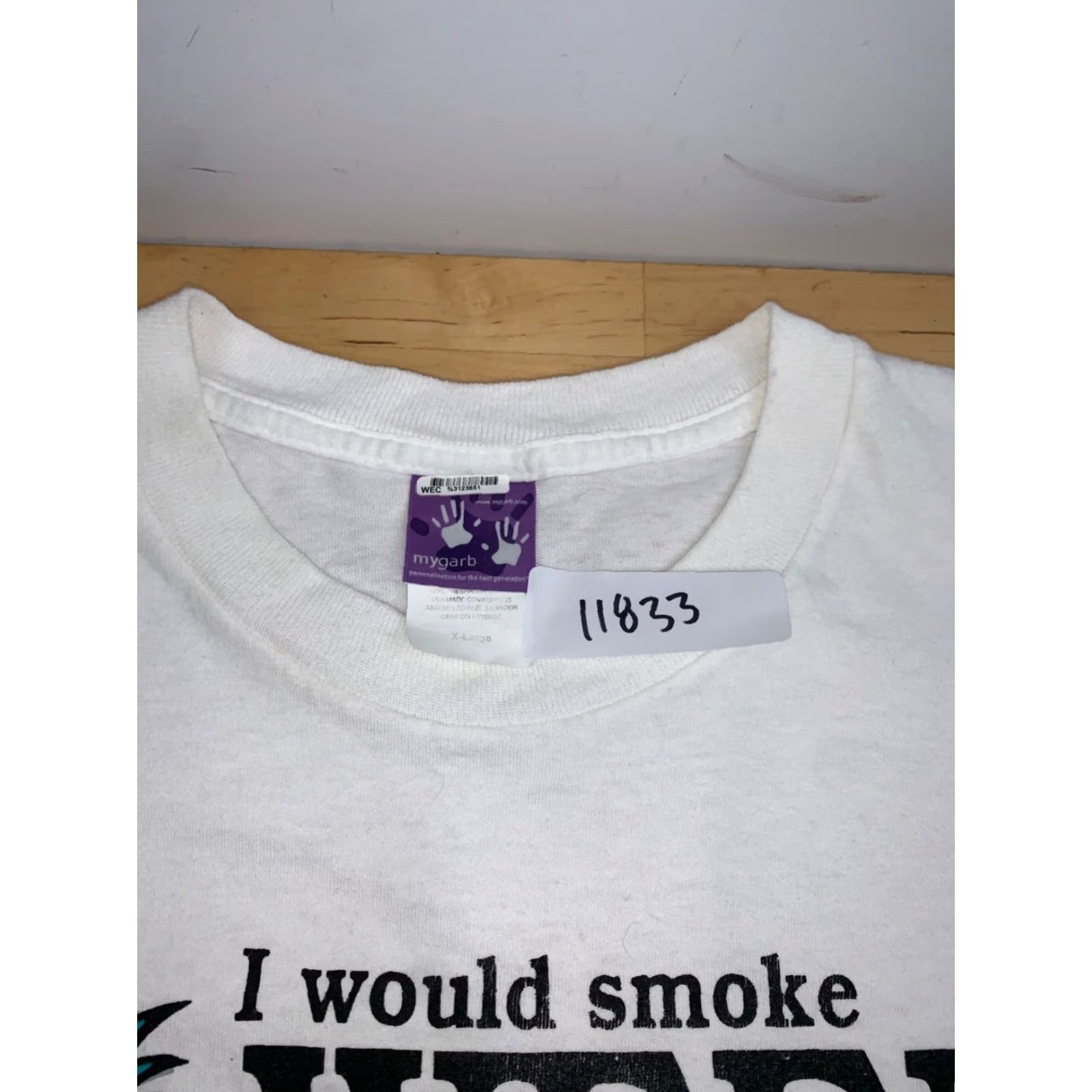 Vintage VINTAGE Slammed I Am Shirt Mens XL White Dr Seuss Parody Weed Marijuana 11833 Size US XL / EU 56 / 4 - 2 Thumbnail