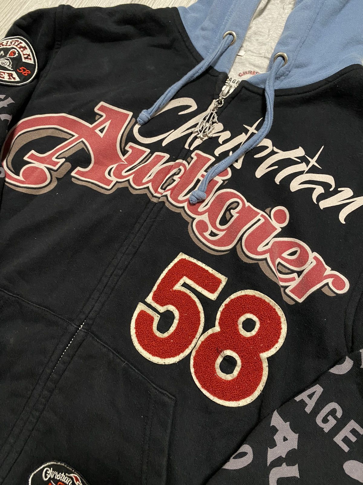 Christian Audigier Christian Audigier Garage Parts Hoodie By Ed Hardy Y2K Size US S / EU 44-46 / 1 - 2 Thumbnail