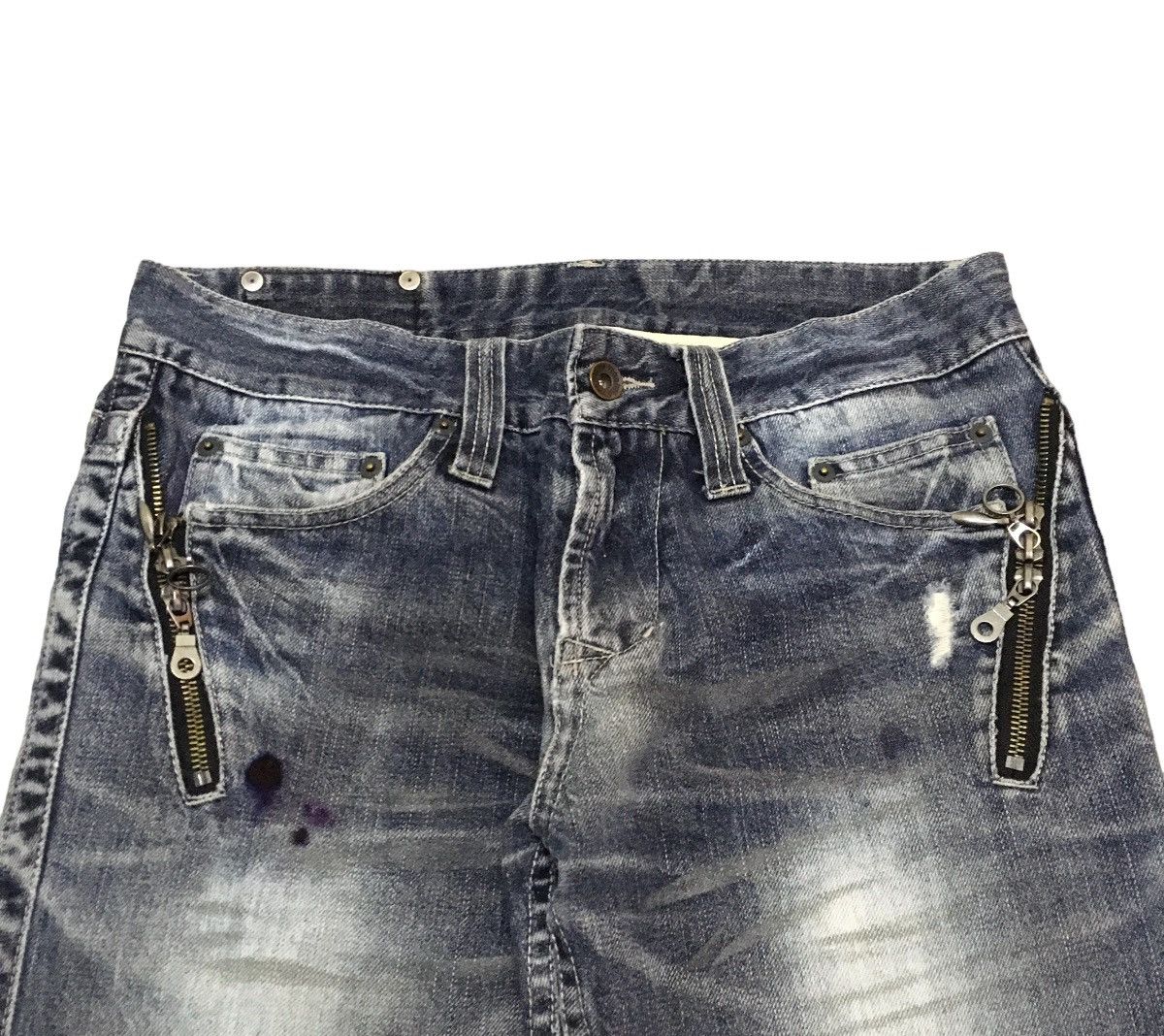 semanticdesign Very Rare Vintage Brand Semantic Design Flared Jeans 1990s Size US 31 - 3 Thumbnail