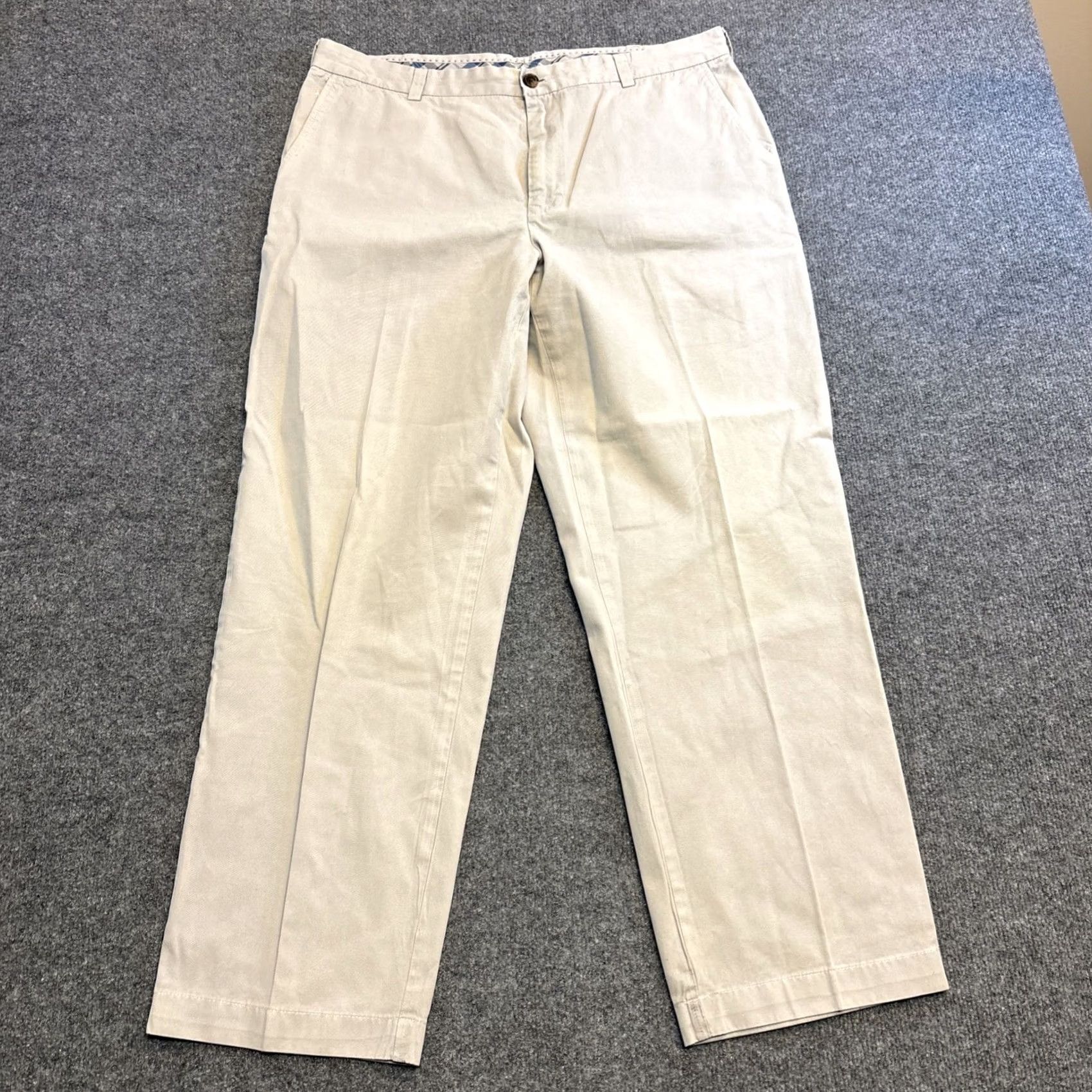 Brooks Brothers Brooks Brothers Clark Chino Pants 40x32 Gray Casual Prep 1818 Tag Men's Pants Straight 32in Inseam Pre-owned Excellent Size US 40 / EU 56 - 3 Thumbnail