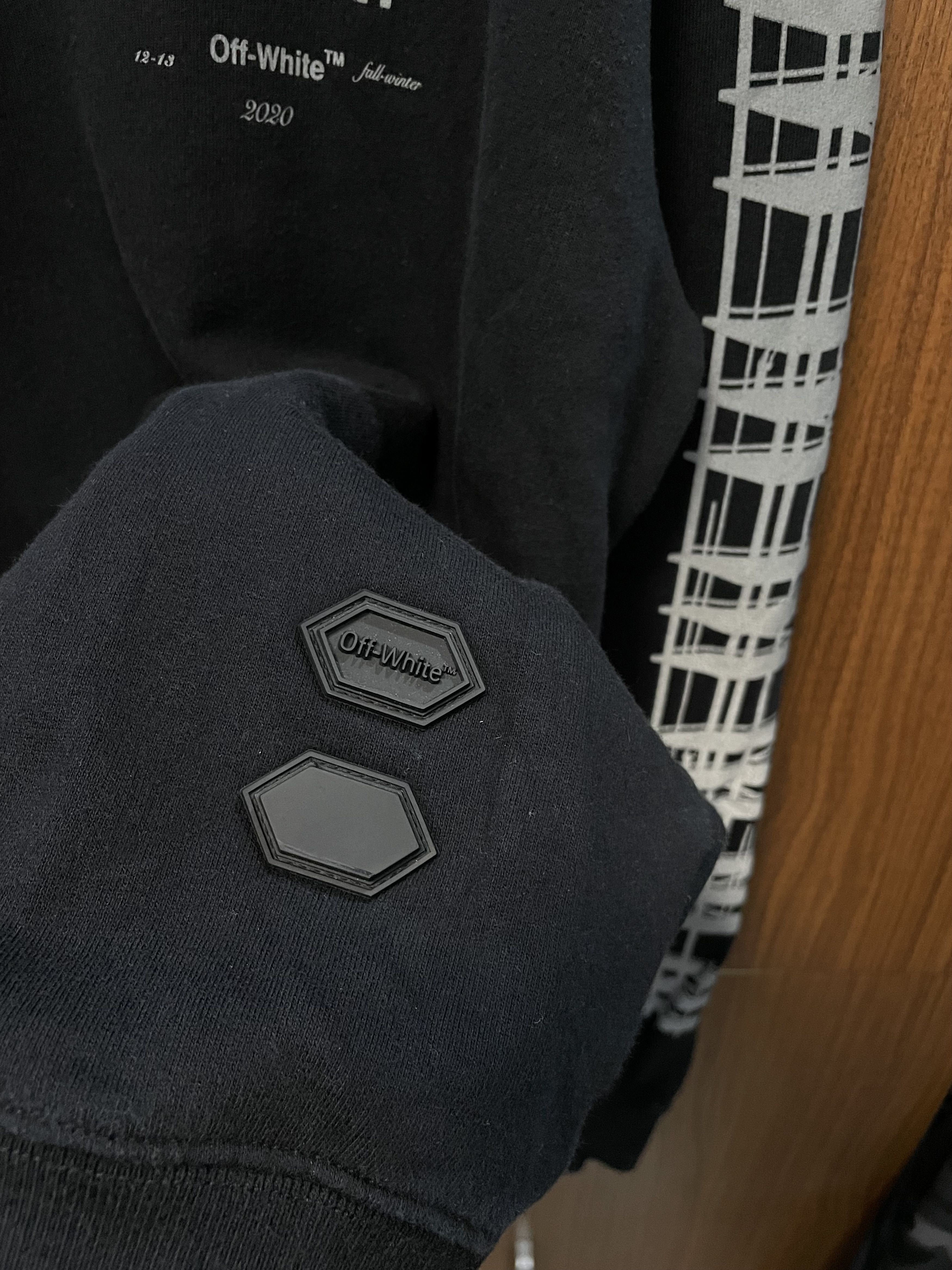 Off-White Off-White 11th Anniversary Diag Industrial Mantuman Sweater Size US L / EU 52-54 / 3 - 4 Thumbnail