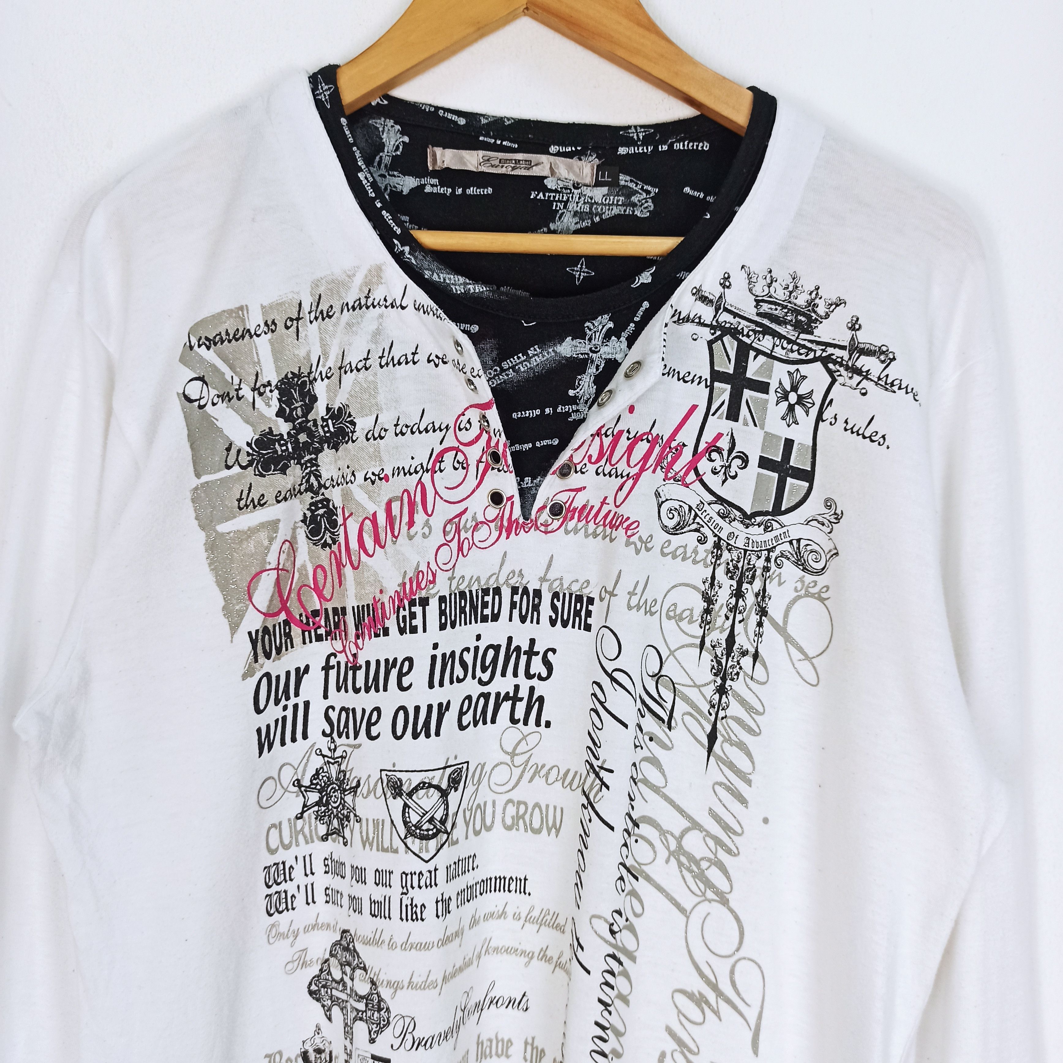 If Six Was Nine Euroyal Poem 2 layer Tshirt LGB if six was nine style punk Size US L / EU 52-54 / 3 - 3 Thumbnail