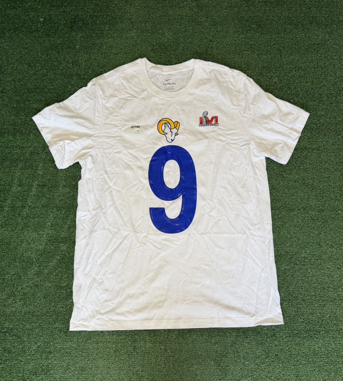 Nike Los Angeles Rams Nike Matthew stafford #9 super bowl LVI Size US XL / EU 56 / 4 - 1 Thumbnail