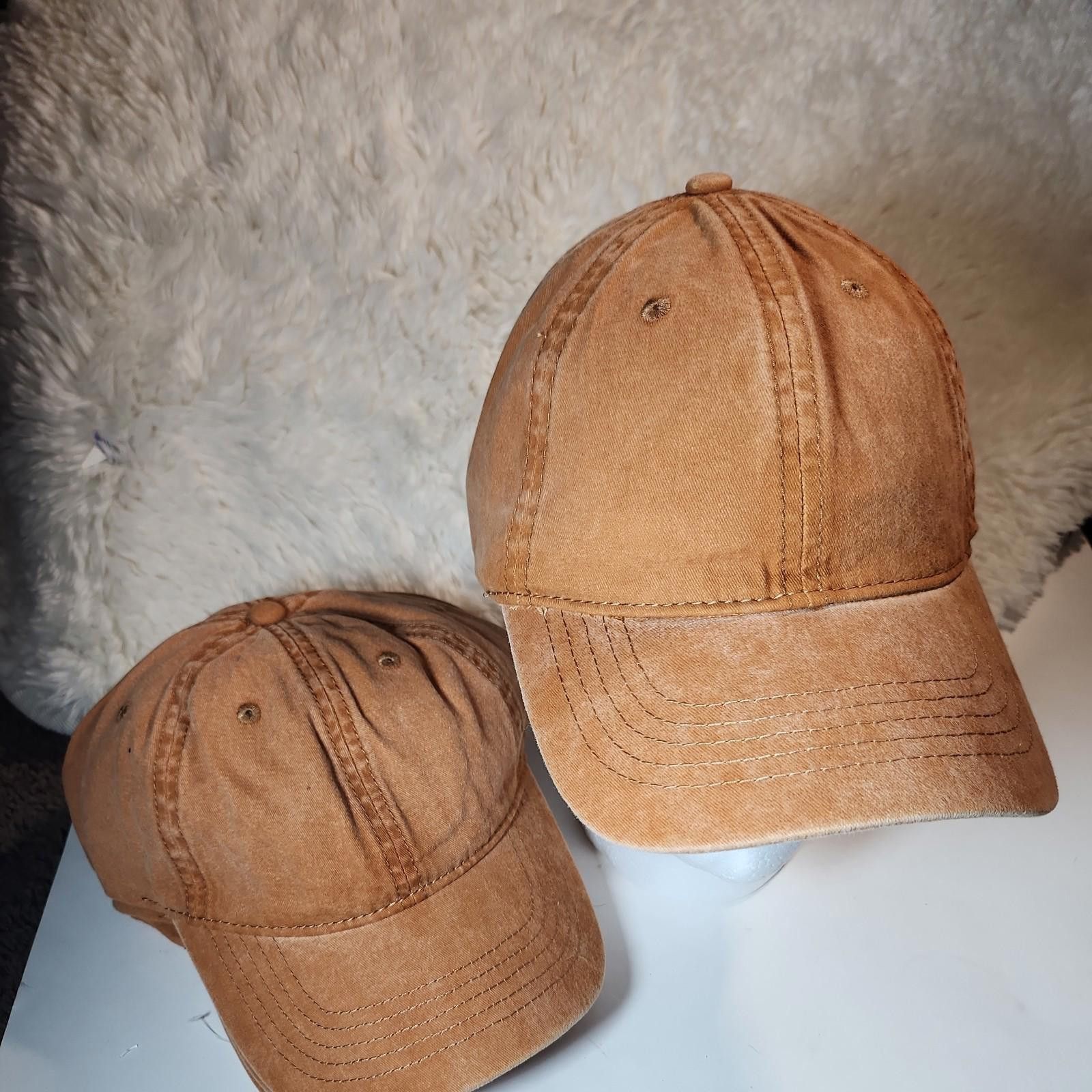 The Unbranded Brand Lot of 6 Slideback Hat Brown BULK Adjust Vent Holes Size ONE SIZE - 1 Thumbnail