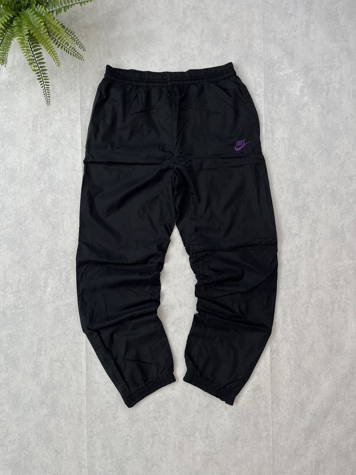 Nike × Vintage 90s Nike Retro Logo Vintage Y2K Parachute Nylon Pants Size US 30 / EU 46 - 1 Thumbnail