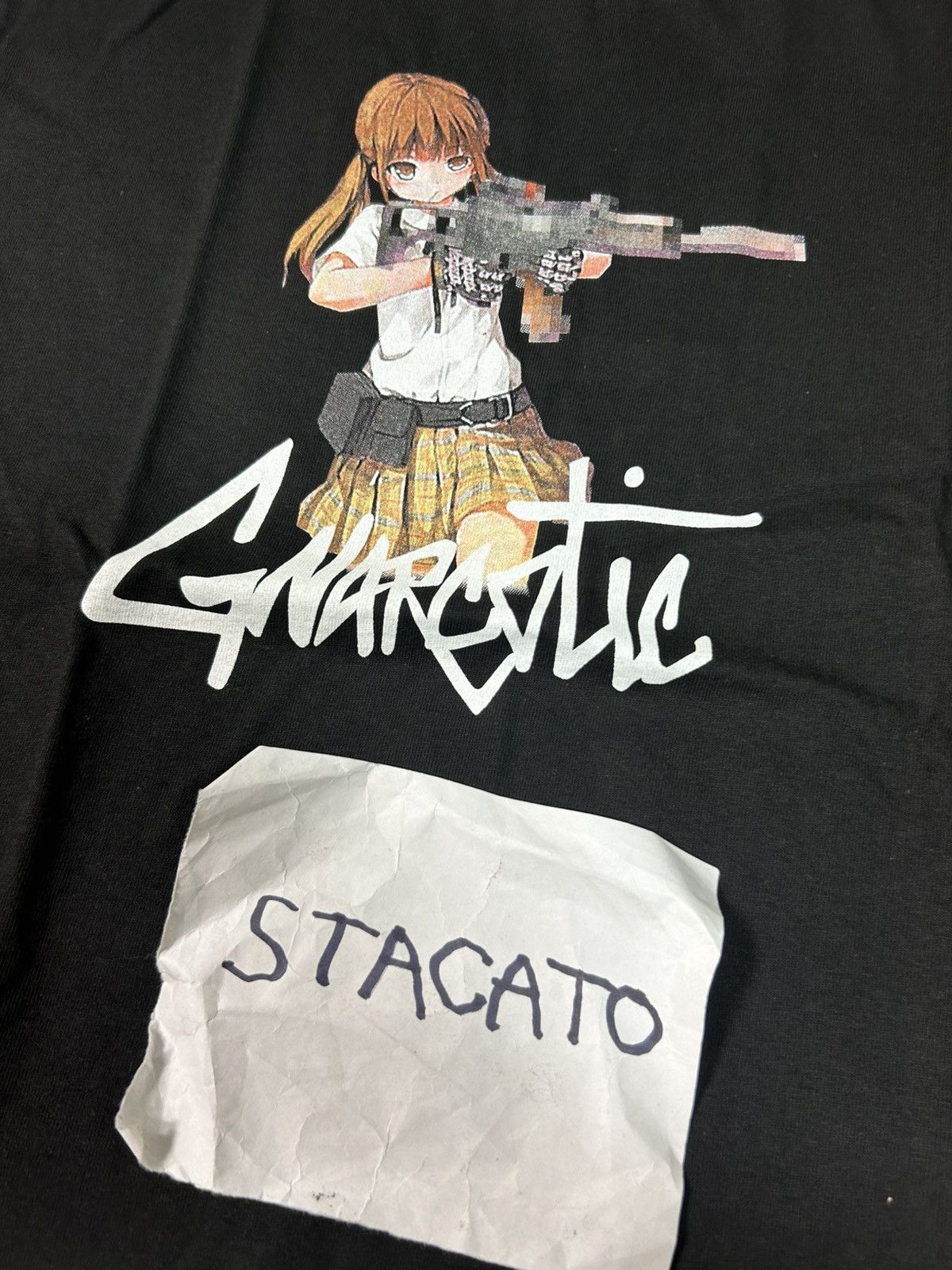 Gnarcotic × Japanese Brand Gnarcotic Anime Tee Black Size US S / EU 44-46 / 1 - 3 Thumbnail