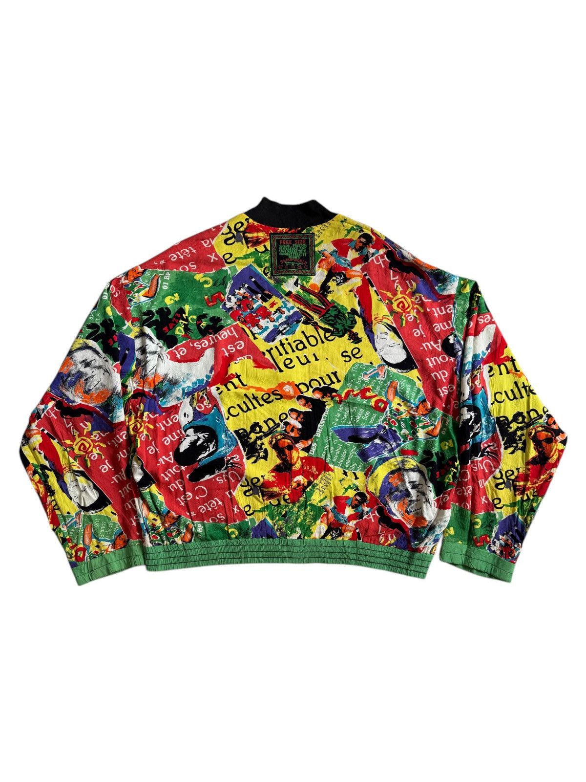 Jams World VERY RARE VINTAGE JACKET JAMS WORLD POP ART JAZZ OVER PRINT ...