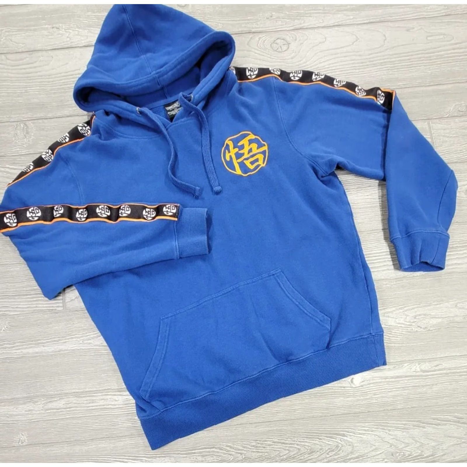 Vintage Dragon Ball Z Hoodie Mens Large Blue Embroidered Goku Logo Anime Sweatshirt Pullover Hooded Pocket CGI? Size US L / EU 52-54 / 3 - 3 Thumbnail