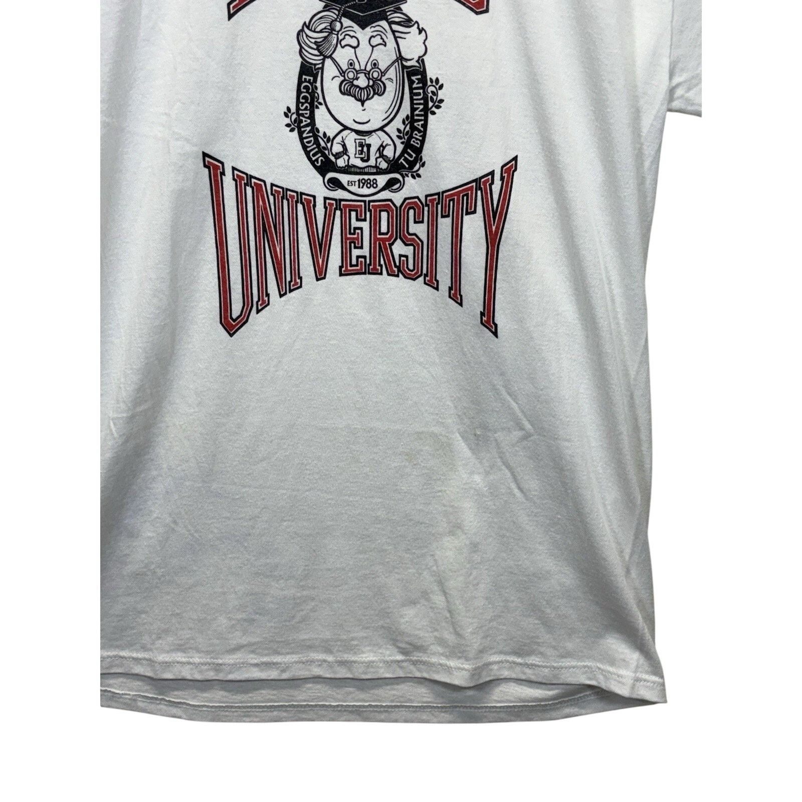 Jerzees Vintage Egghead University XXL T-shirt Single Stitch Sleeve Size US XXL / EU 58 / 5 - 12 Thumbnail