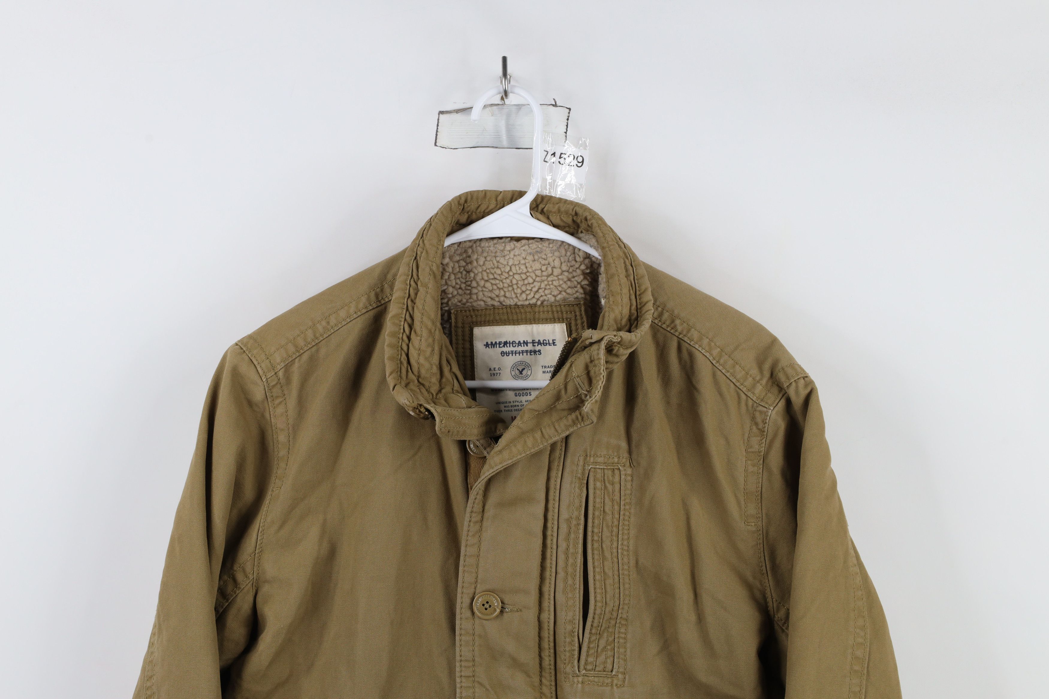 American Eagle Outfitters × Vintage Vintage Y2K American Eagle Outfitters Canvas Field Jacket Size US M / EU 48-50 / 2 - 2 Thumbnail