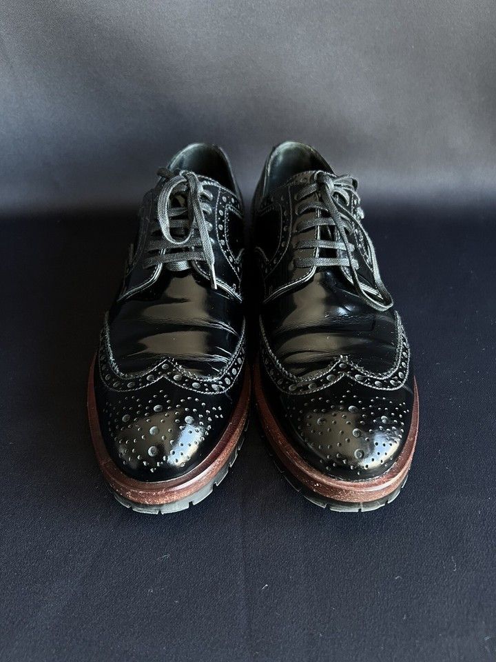 Dolce & Gabbana Dolce & Gabbana Oxfords Shoes Patent Leather Size 37 Size US 7 / IT 37 - 11 Thumbnail
