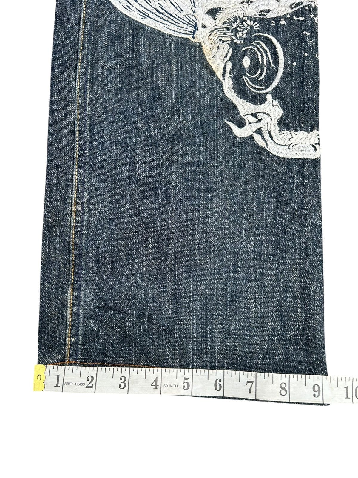 Kapital Karakuri Tamashii embroidery Rusty Japanese Denim Jeans Size US 34 / EU 50 - 20 Thumbnail