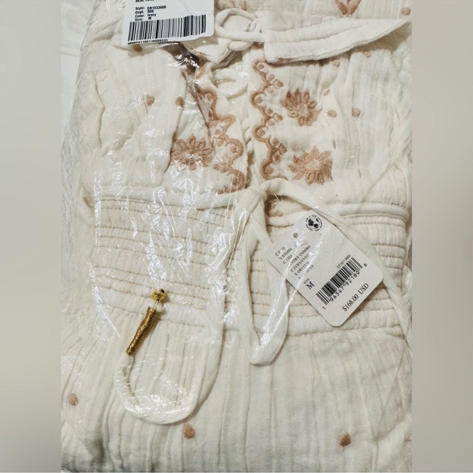Free People 🎉LAST‎ PIECE🎉FREE PEOPLE Real Love Embroidered Maxi Dress Size XL / US 12-14 / IT 48-50 - 9 Thumbnail
