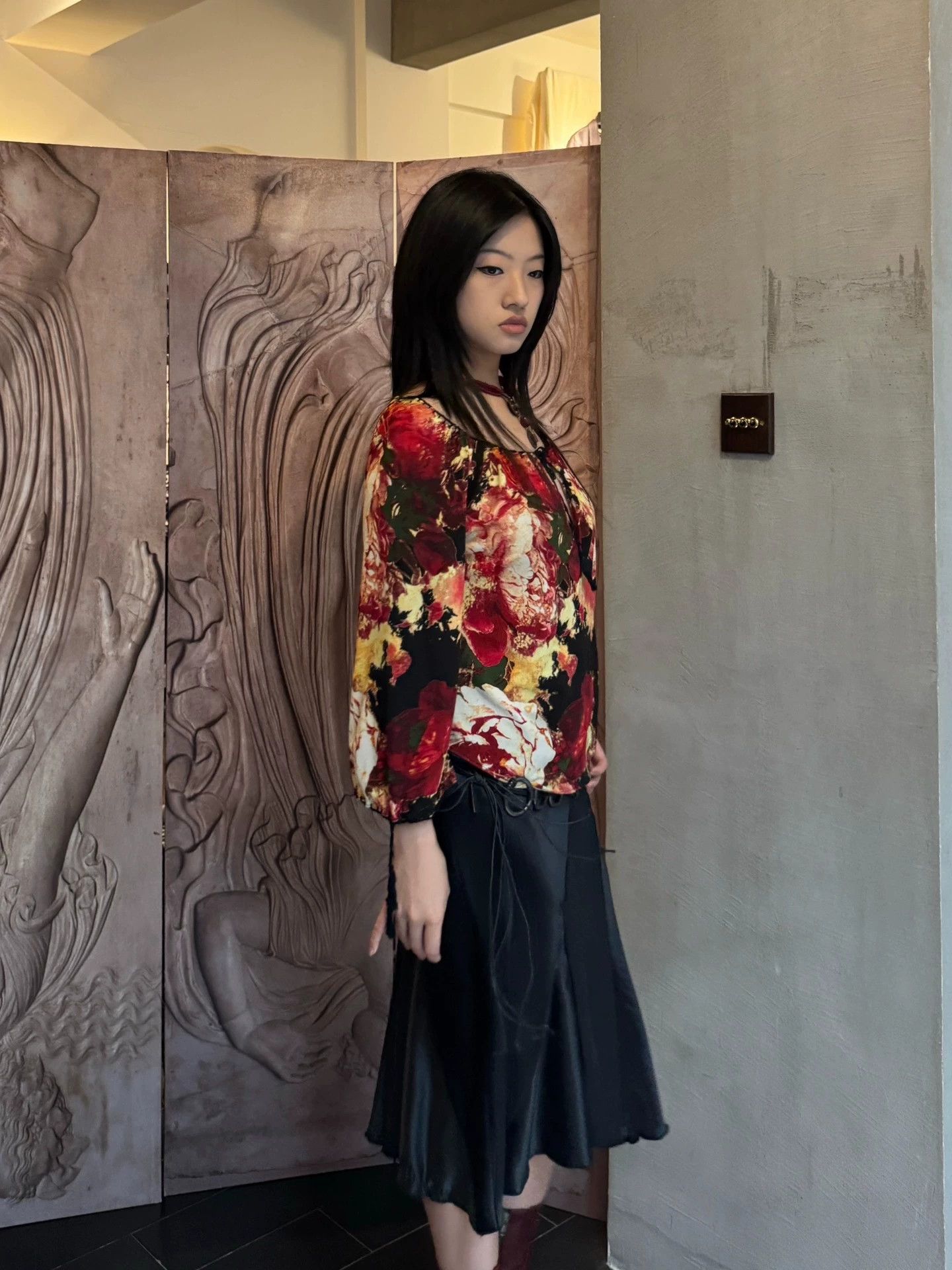 Jean Paul Gaultier JPGaultier Vintage Archive Floral Tie Tassel 7/8 Sleeve 6 Size M / US 6-8 / IT 42-44 - 3 Thumbnail