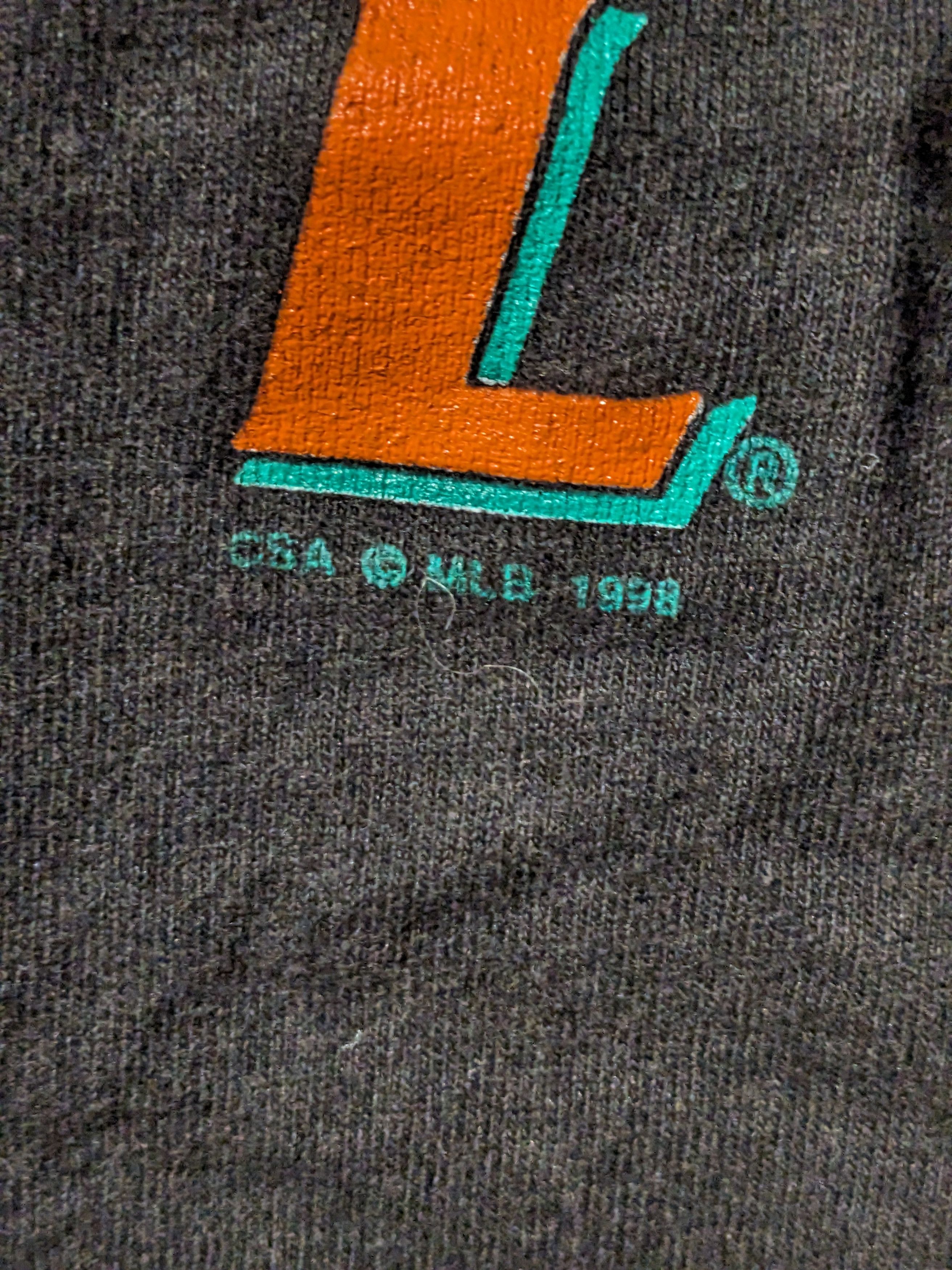 Vintage Vintage 1998 Baltimore Orioles MLB Baseball Spell T-Shirt Size US L / EU 52-54 / 3 - 4 Thumbnail