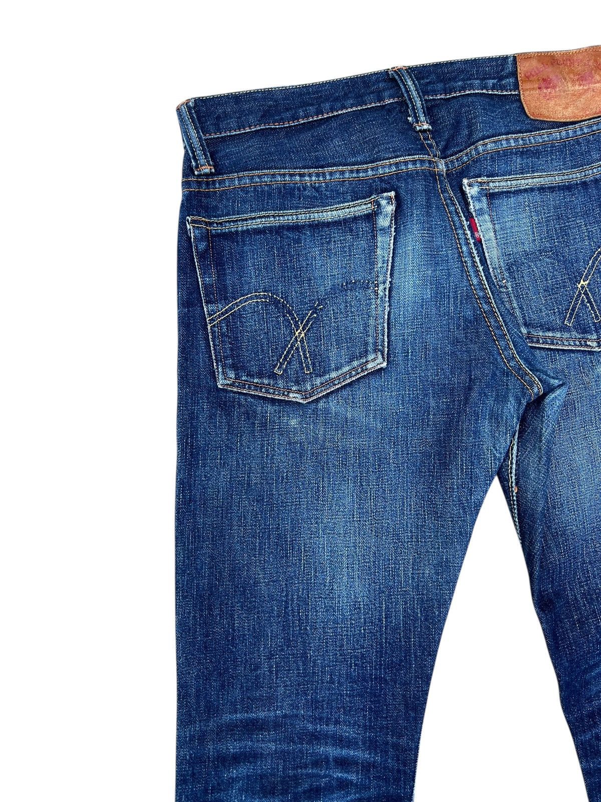 Full Count & Co. Vintage Full Count Japan Hidden Rivets Denim Selvedge Jeans Size US 27 - 17 Thumbnail