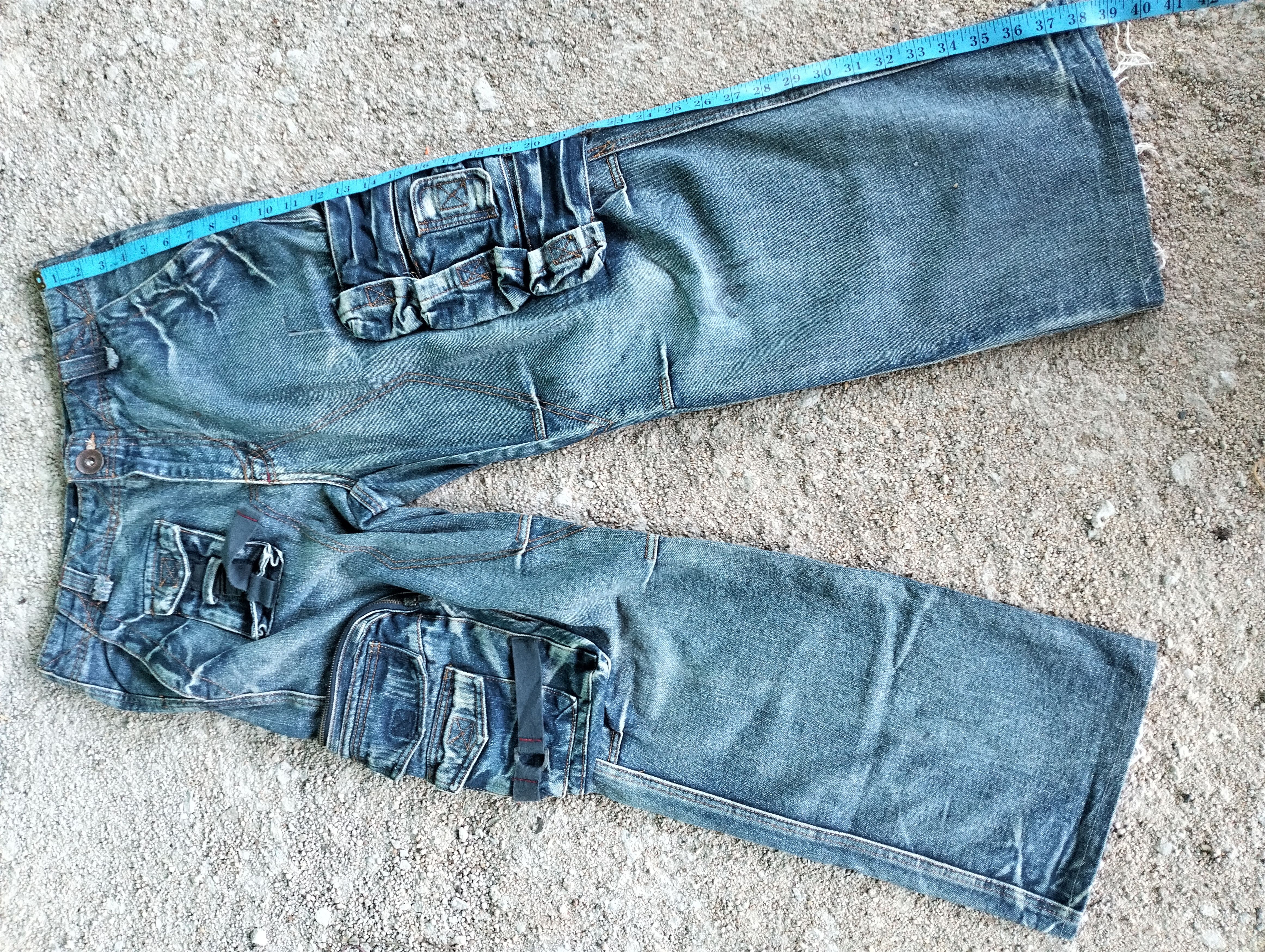 Other Streetwear utility denim cargo jeans Size US 34 / EU 50 - 8 Thumbnail