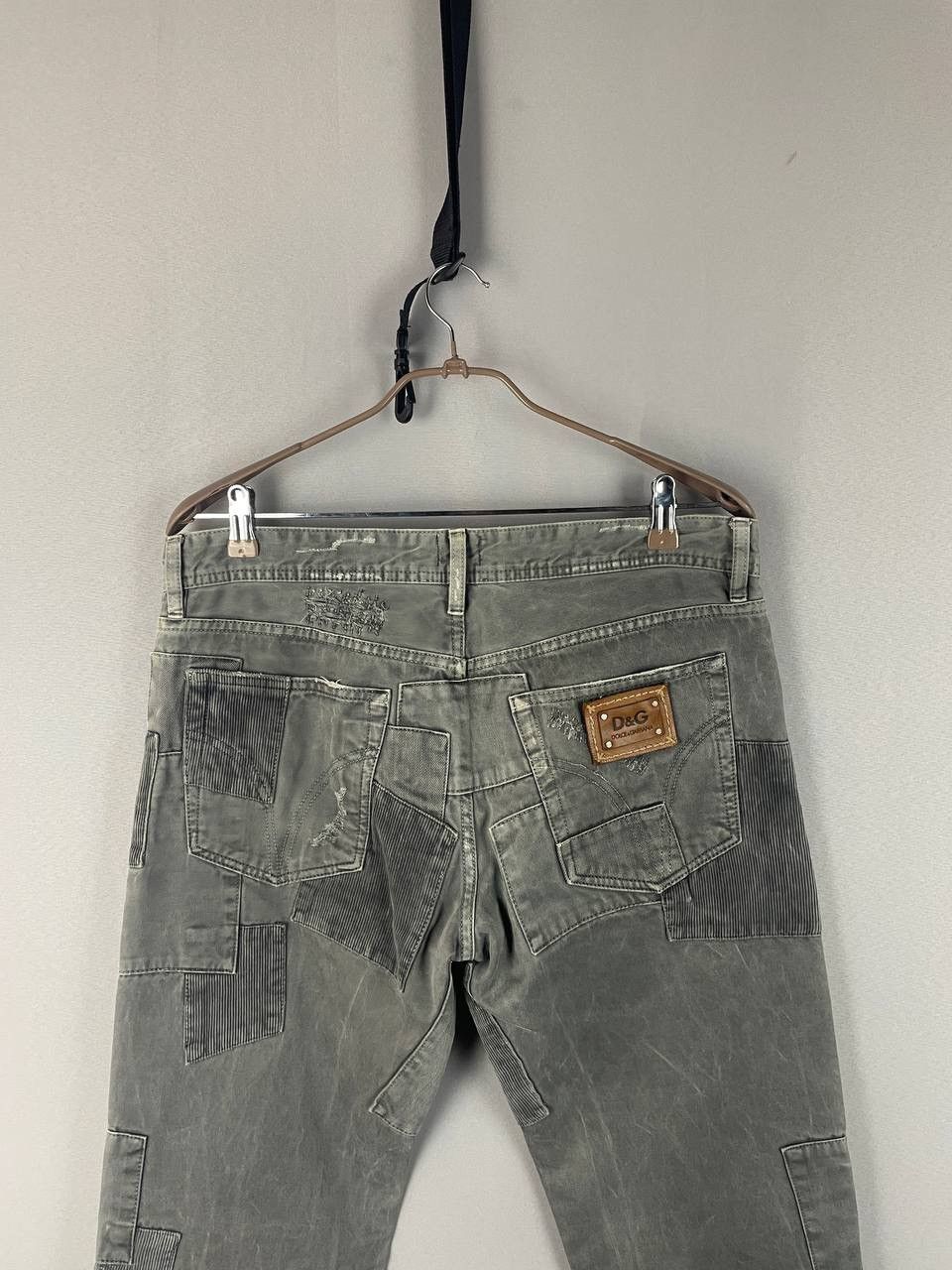 Dolce & Gabbana Dolce&Gabbana Grey Cargo Pants Denim y2k Size US 36 / EU 52 - 11 Thumbnail