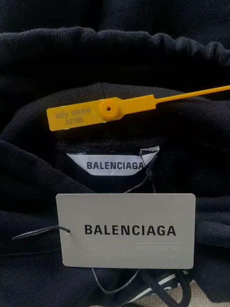 Balenciaga Balenciaga BB Logo Hooded Long Sleeve Sweatshirt Size M / US 6-8 / IT 42-44 - 5 Thumbnail