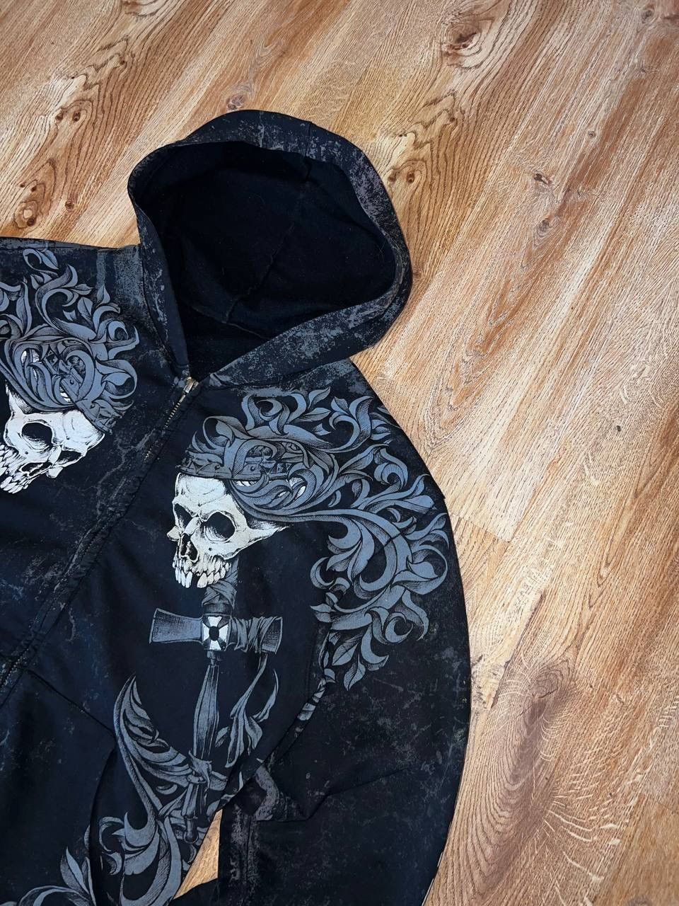 Band Tees Vintage Black Metal Band Zip Hoodie Rare Sweatshirt Size US M / EU 48-50 / 2 - 4 Thumbnail