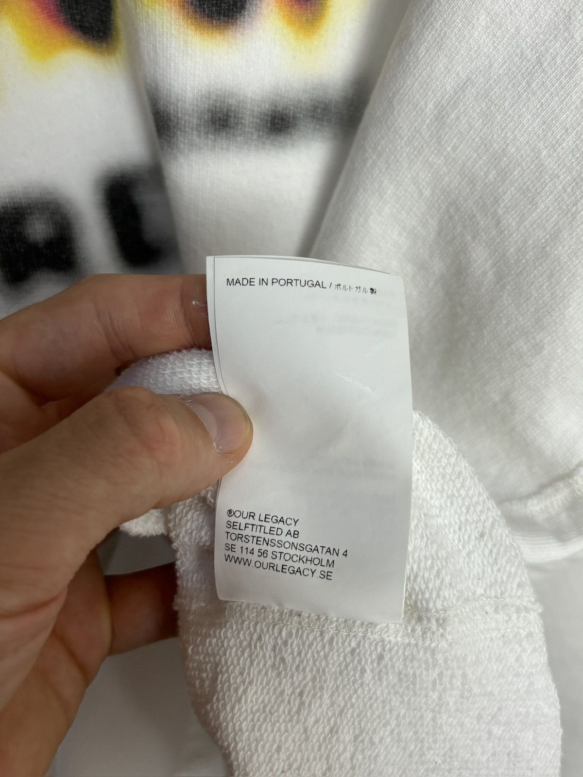 Our Legacy Our Legacy Patch Sweat Boxy Sweatshirt Satin Size US L / EU 52-54 / 3 - 8 Thumbnail