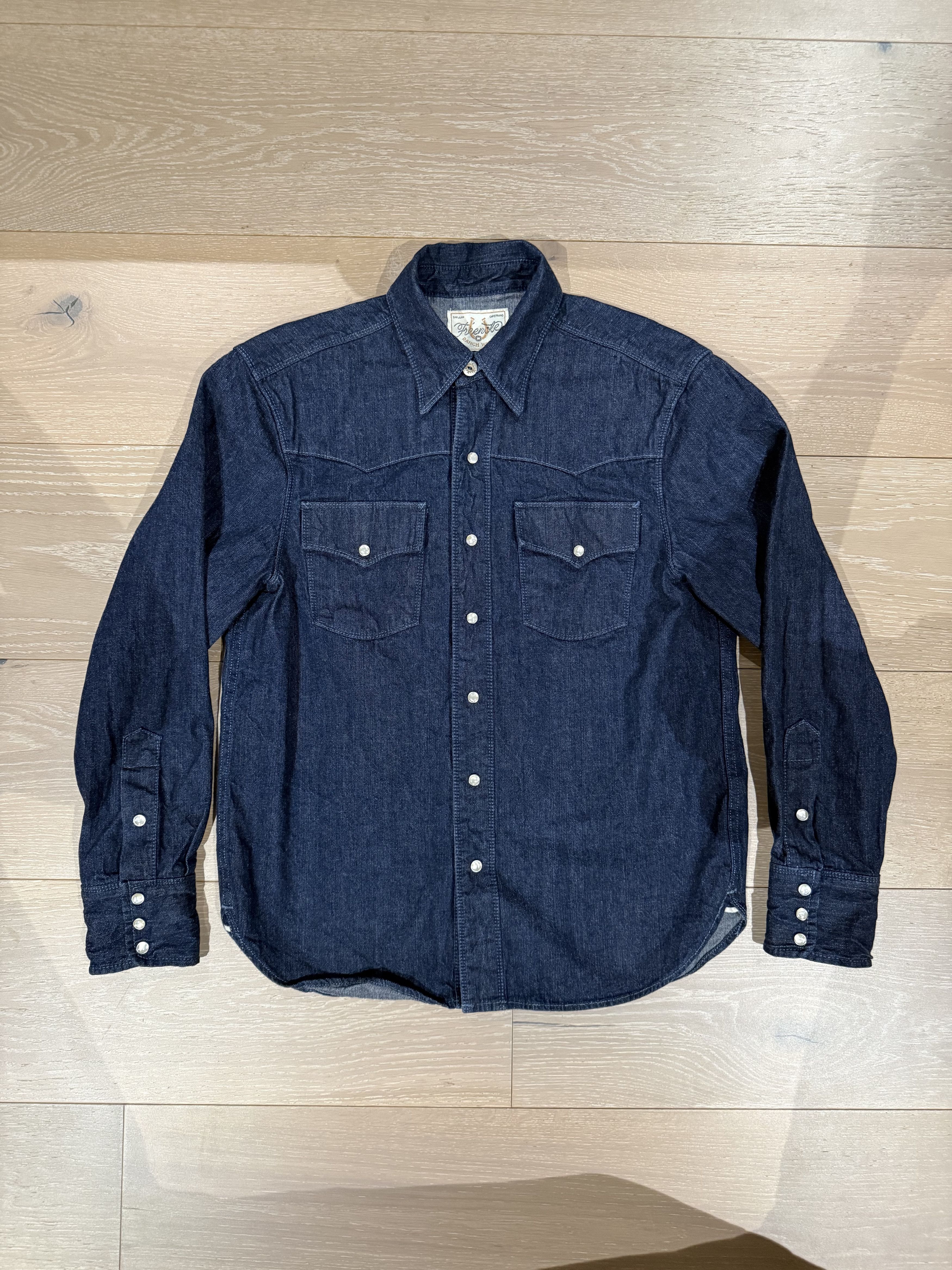 Freenote Cloth 💚 Freenote Cloth 11 Ounce 1900s Selvedge Denim Western NEW Size US M / EU 48-50 / 2 - 7 Thumbnail