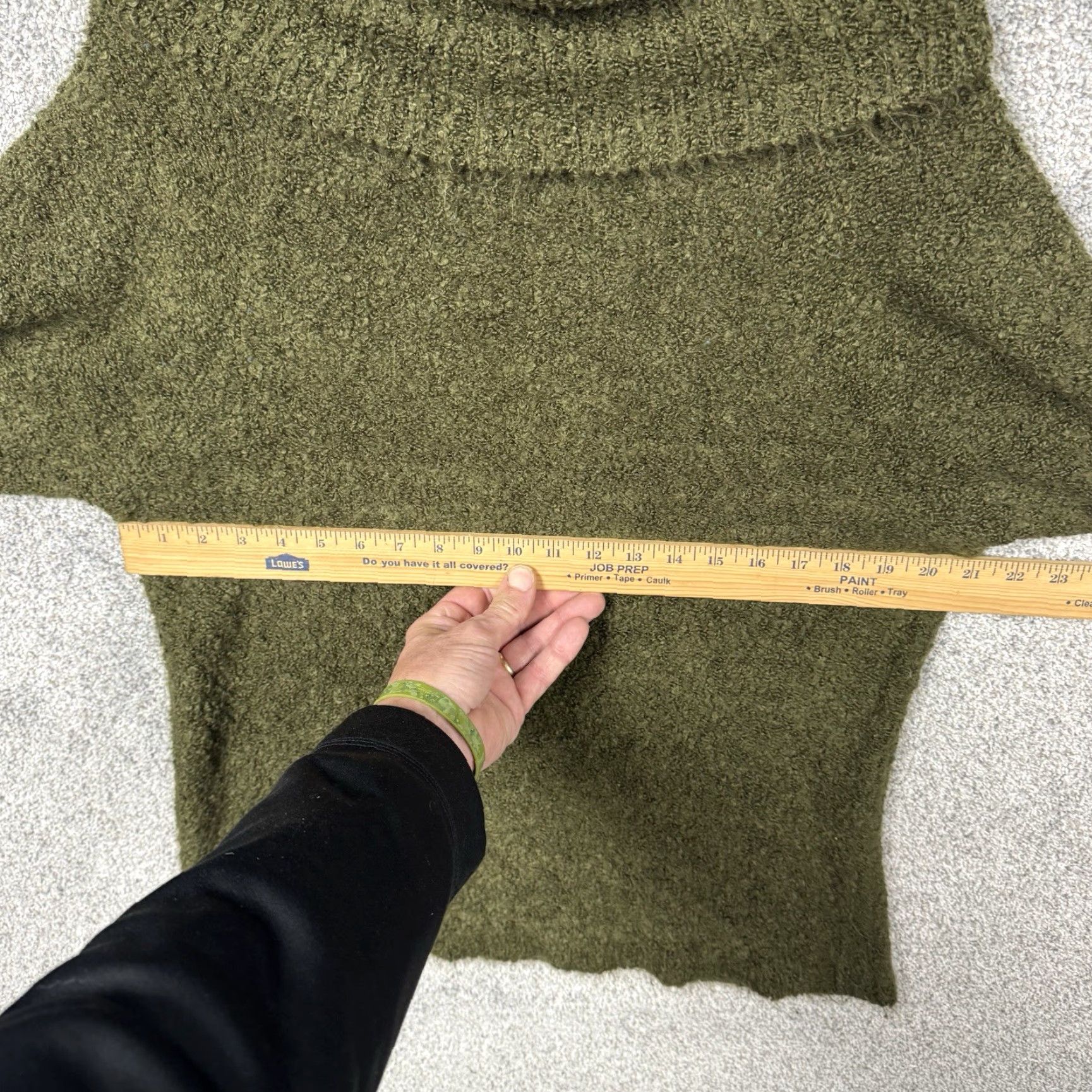 Vintage VINTAGE Fashion Bug Sweater 18/20W Women Turtleneck Pullover Forest Green Cabincore Cozy Classic Retro Winter Size XXL / US 16-18 / IT 52-54 - 4 Thumbnail