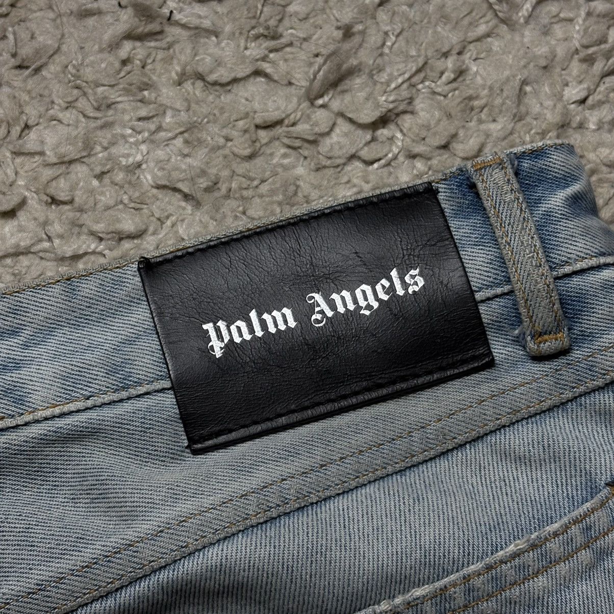 Palm Angels Palm Angels Denim big logo jeans Size US 33 - 4 Thumbnail