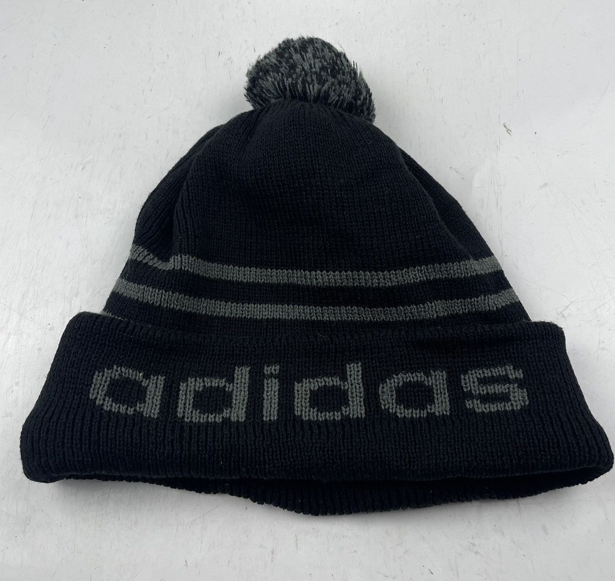 Adidas vintage adidas beanie hat tc47 Size ONE SIZE - 3 Thumbnail