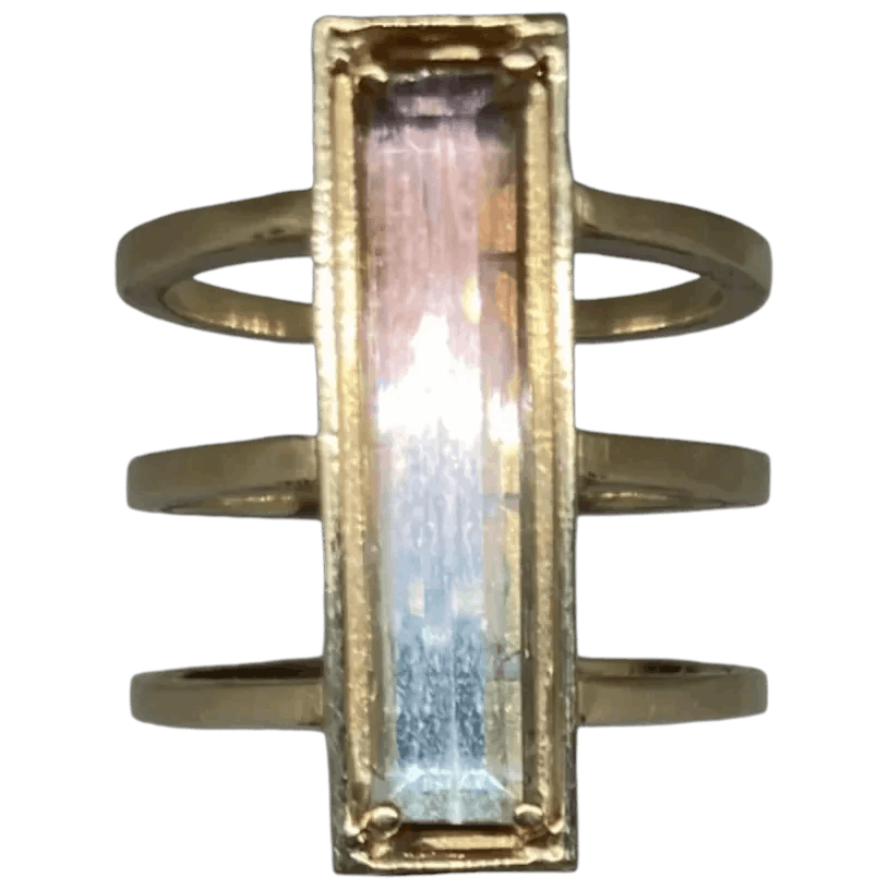 Other Watermelon Tourmaline Gold Ring | Santa Monica Style Size ONE SIZE - 1 Thumbnail