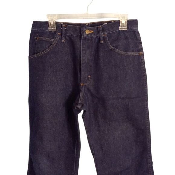 Wrangler Wrangler 32 x 27 Jeans Rugged Wear Mens Dark Blue Denim Alte Size US 32 / EU 48 - 2 Thumbnail
