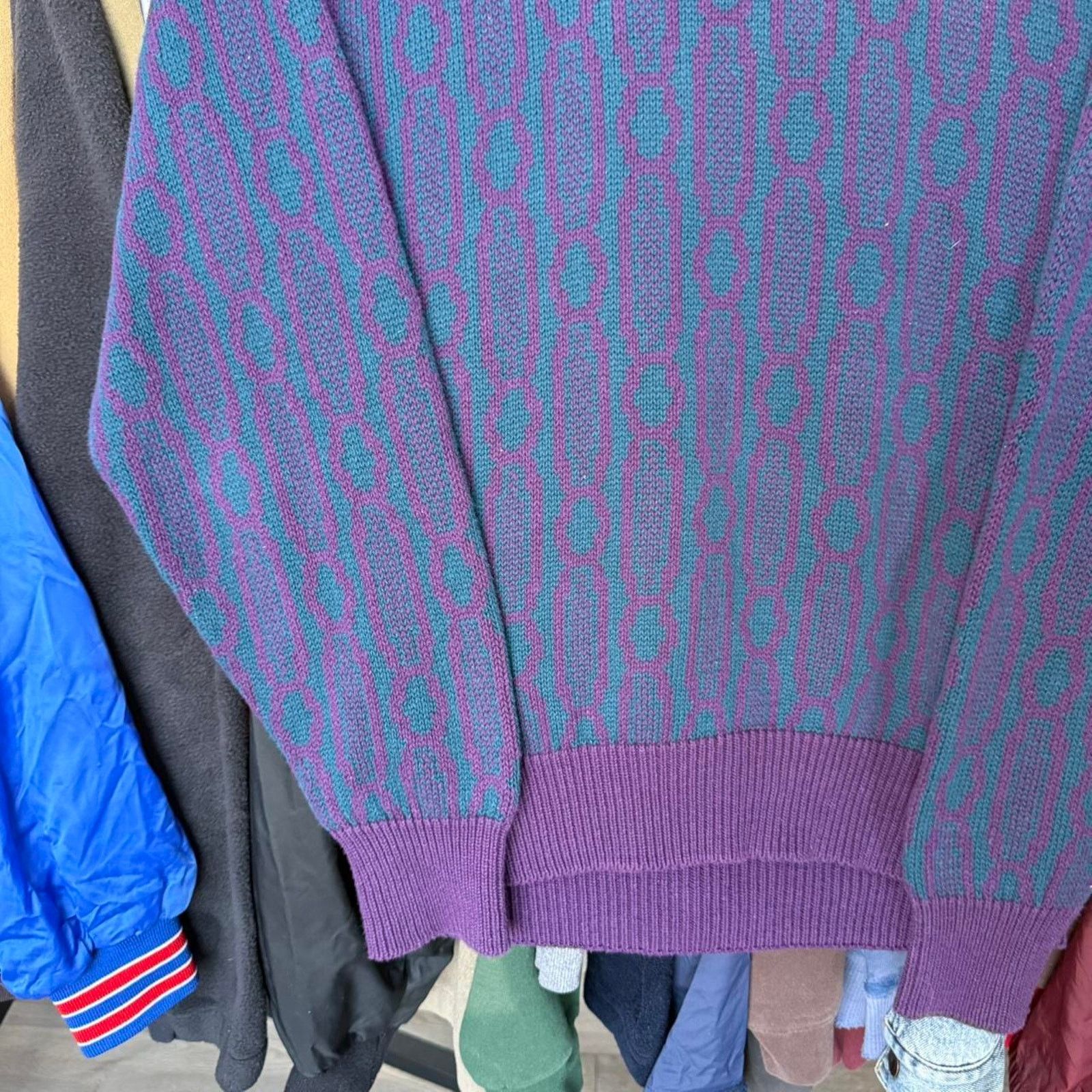 Jockey Vintage Jockey Geometric Sweater With Really Cool Pattern Size US M / EU 48-50 / 2 - 5 Thumbnail