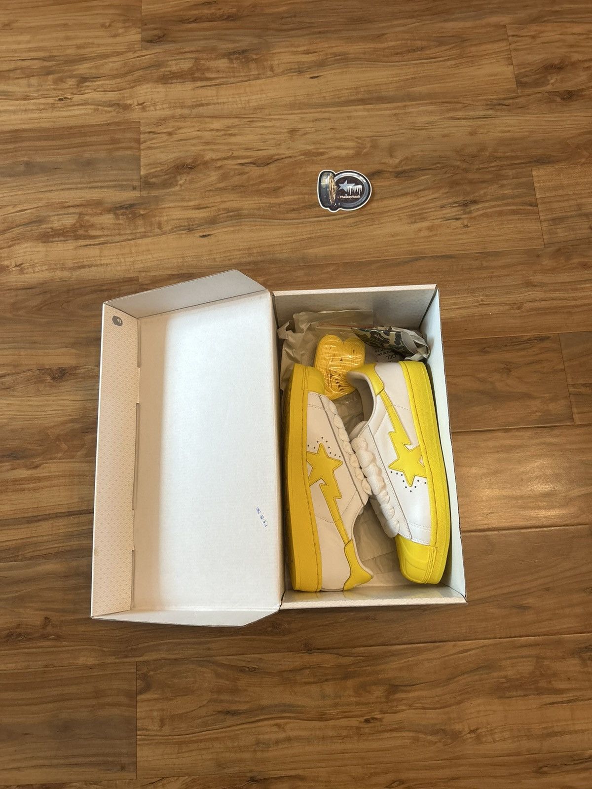 Bape DS Bape OG White and Yellow Skullstas Size US 8.5 / EU 41-42 - 15 Thumbnail