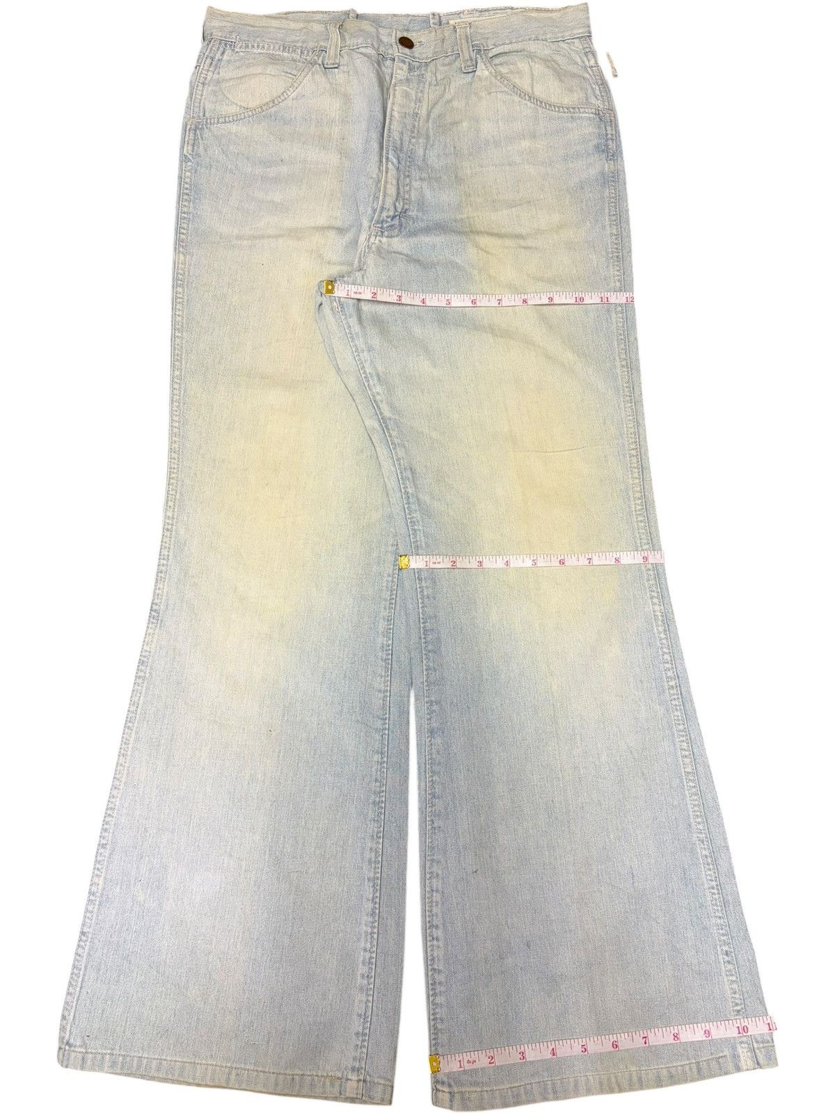 Wrangler Vintage Wrangler Mud Wash Distressed Flare Jeans Size US 32 / EU 48 - 8 Thumbnail