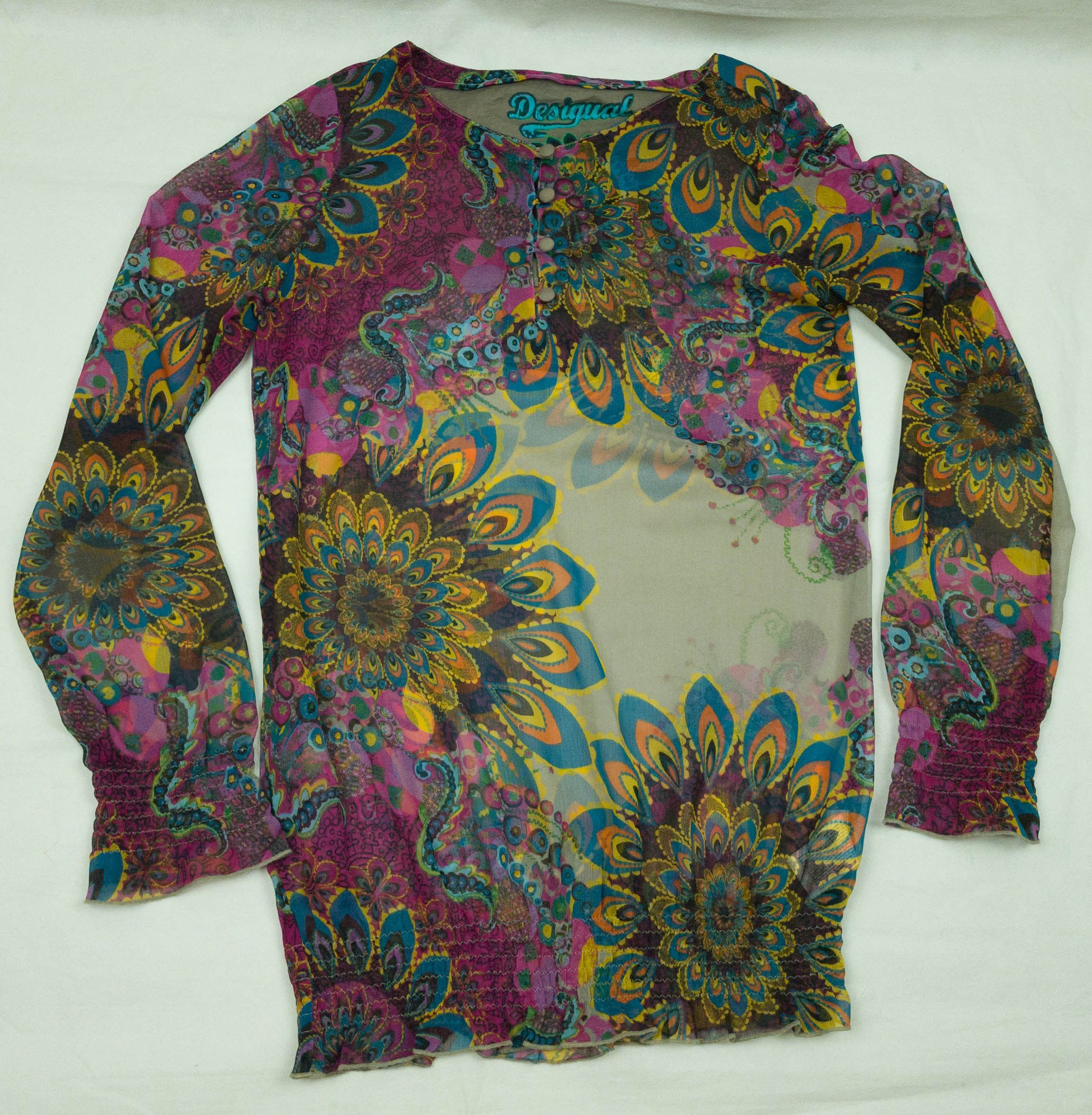 Desigual Desigual womens top bluse size S gc Size S / US 4 / IT 40 - 3 Thumbnail