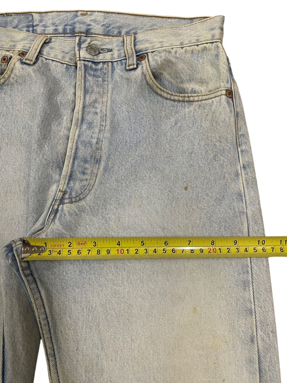Levi's Vintage 80s Levis 501 Blue Wash Style Classic Jeans Size US 28 / EU 44 - 13 Thumbnail