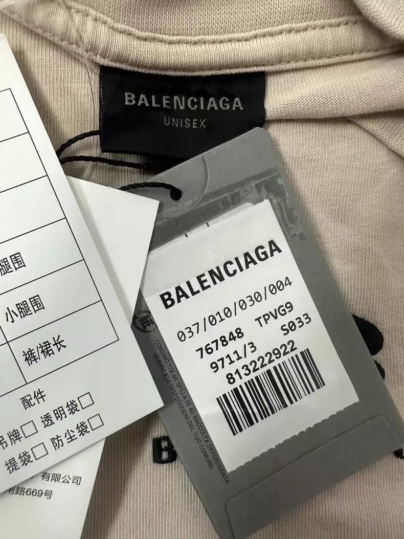 Balenciaga Balenciaga Monogrammed printed crewneck pullover T-shirt Size US L / EU 52-54 / 3 - 4 Thumbnail