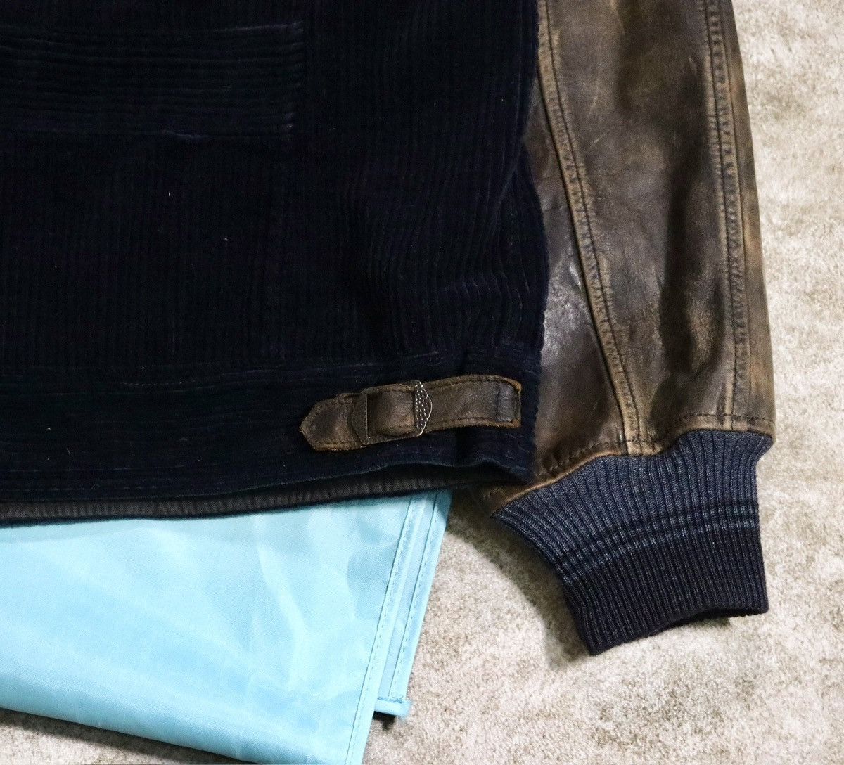 Ralph Lauren Ralph Lauren RRL Appliquéd Corduroy Leather-Sleeve Jacket Size US M / EU 48-50 / 2 - 8 Thumbnail