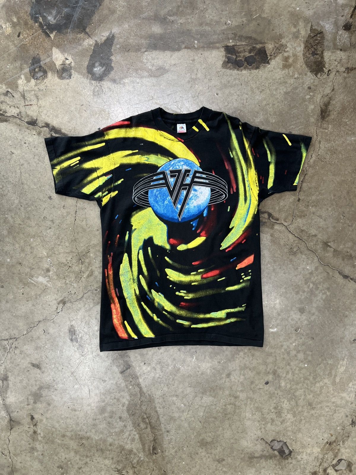 Band Tees Vintage 1993 Van Halen World Tour Concert Tee XL Size US XL / EU 56 / 4 - 2 Thumbnail