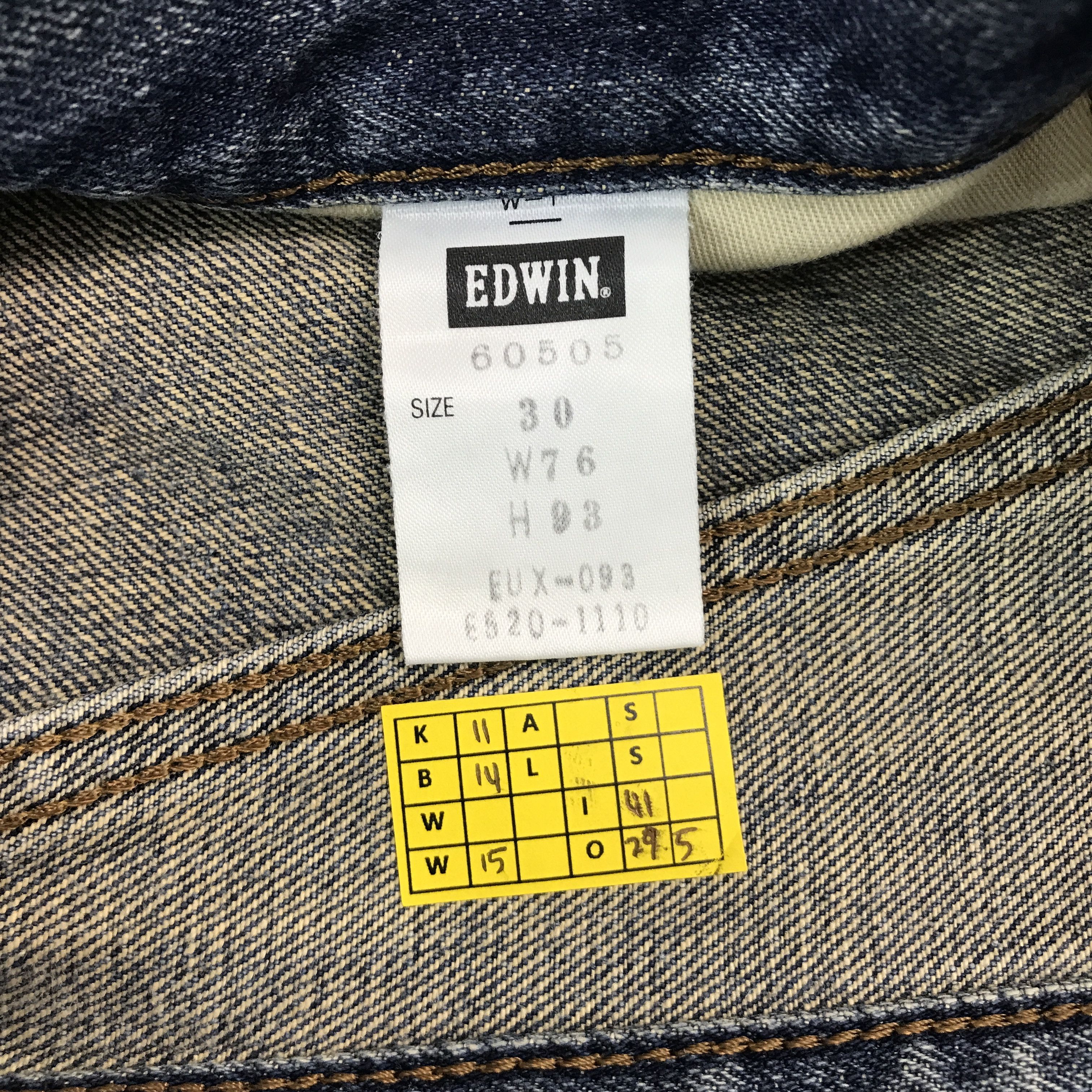 Edwin × Japanese Brand Baggy edwin Japan distressed jean pants Size US 30 / EU 46 - 14 Thumbnail