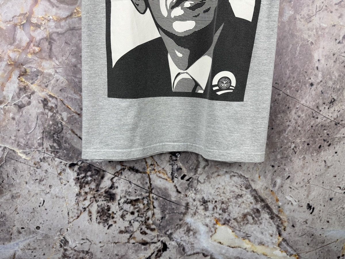 Obey Obey Graphic Portrait Print T-Shirt – Grey Short Sleeve Size US M / EU 48-50 / 2 - 4 Thumbnail