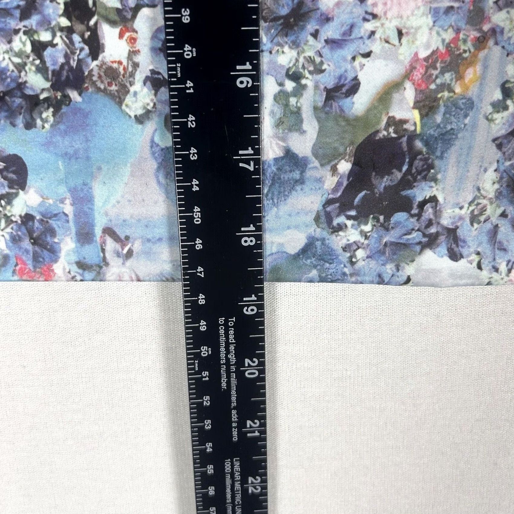 H&M H&M Lined Pencil Skirt Size 2 Floral 100% Polyester Colorful Professional Work Size 26" / US 2 / IT 38 - 7 Thumbnail