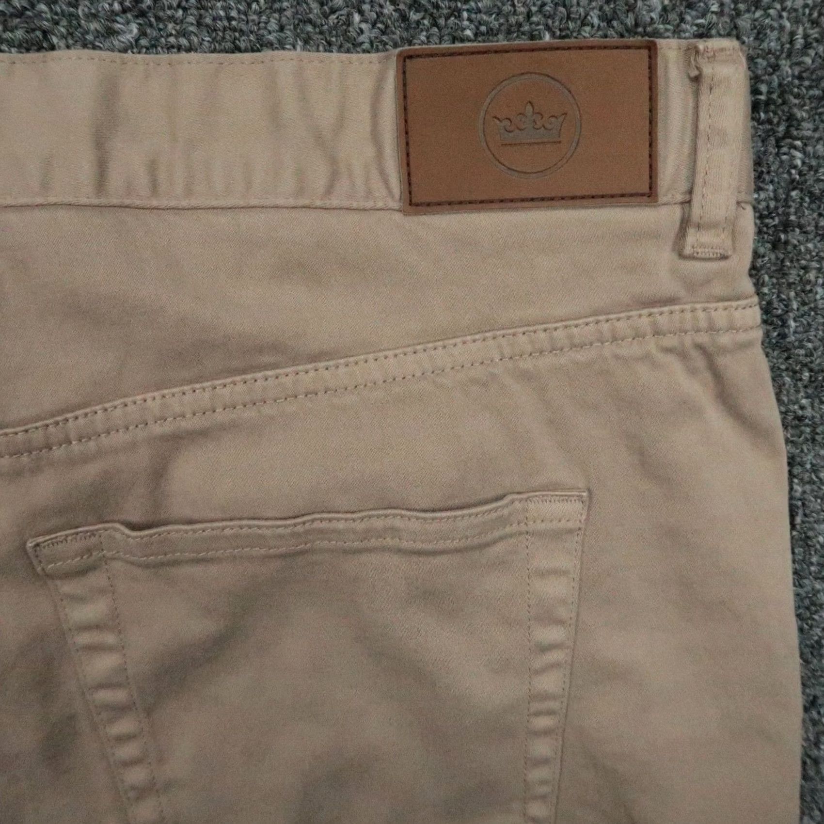 Peter Millar VINTAGE Peter Millar Pants Mens 38x33 Beige Chino 5 Pocket Ultimate Sateen Trouser Size US 38 / EU 54 - 6 Thumbnail