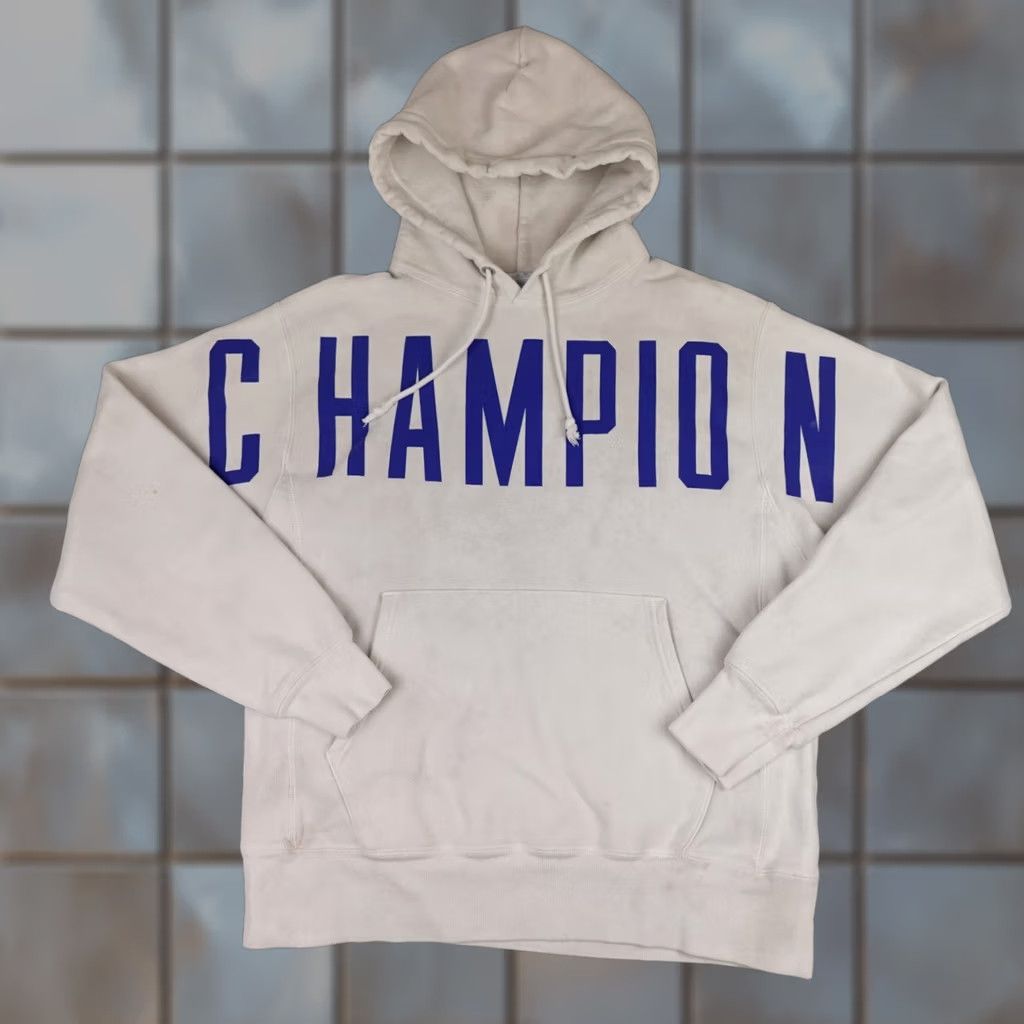 Champion Champion Hoodie Mens Medium White Reverse Weave Logo Size US M / EU 48-50 / 2 - 1 Thumbnail