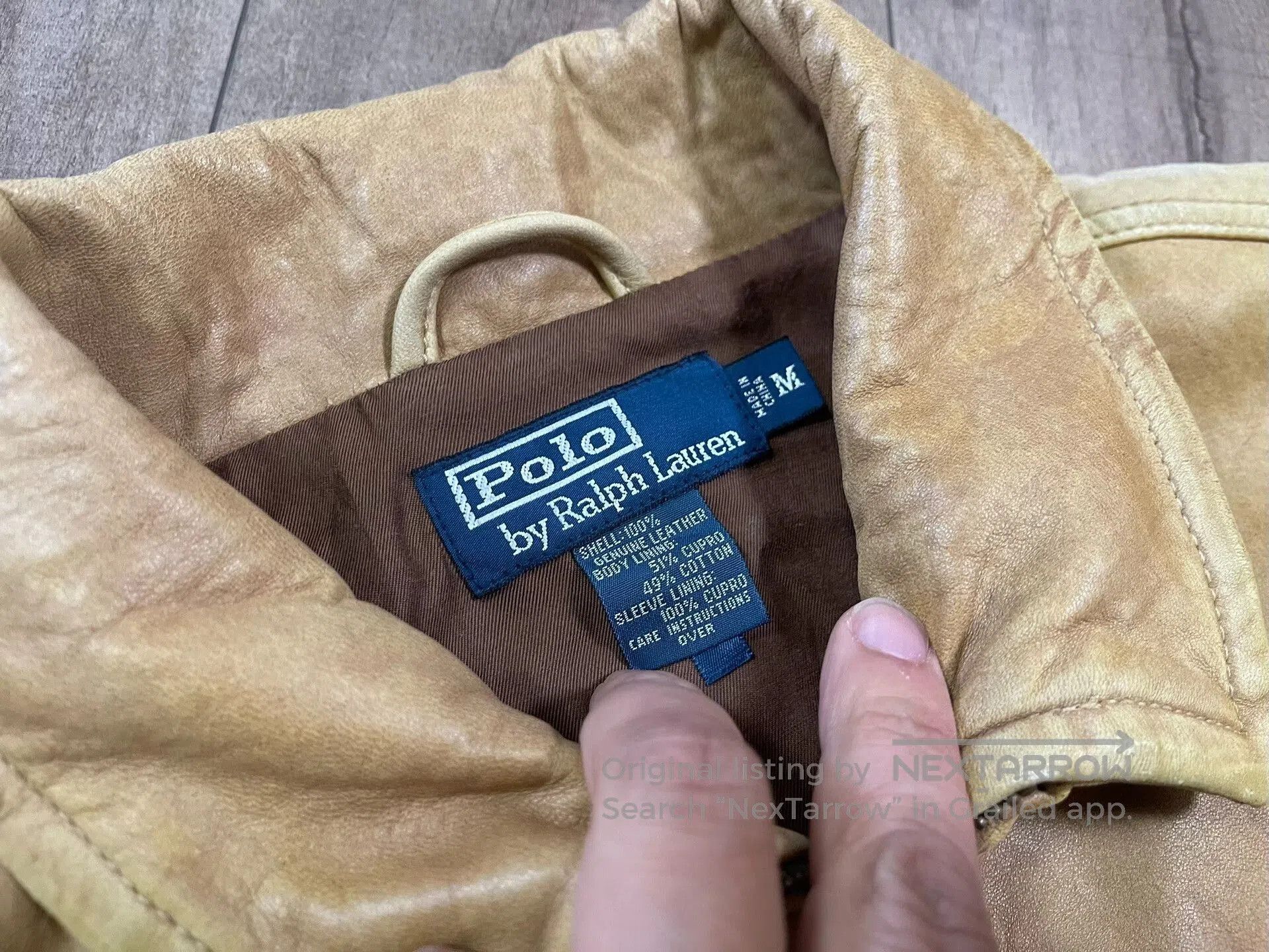Ralph Lauren Blue Label Ralph Lauren A2 Flight Leather Jacket. Size US M / EU 48-50 / 2 - 4 Thumbnail